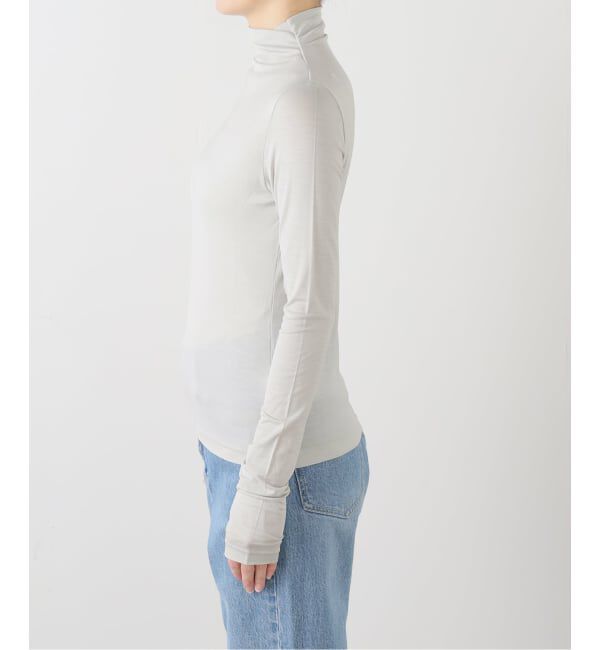 FRAMeWORK「SOWER/ソウワー EDIE シルク混 タートル」|Tシャツ・カットソー|