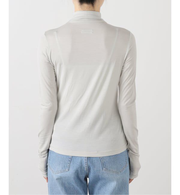 FRAMeWORK「SOWER/ソウワー EDIE シルク混 タートル」|Tシャツ・カットソー|