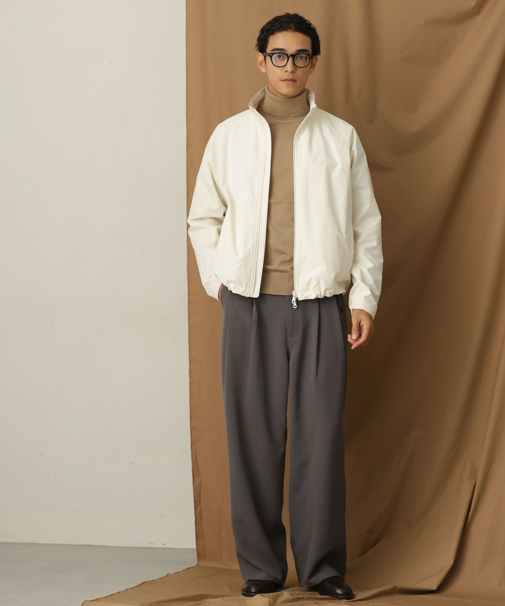 nano･universe「「毛玉レスニット」 ファインゲージタートルネック」|ニット・セーター|