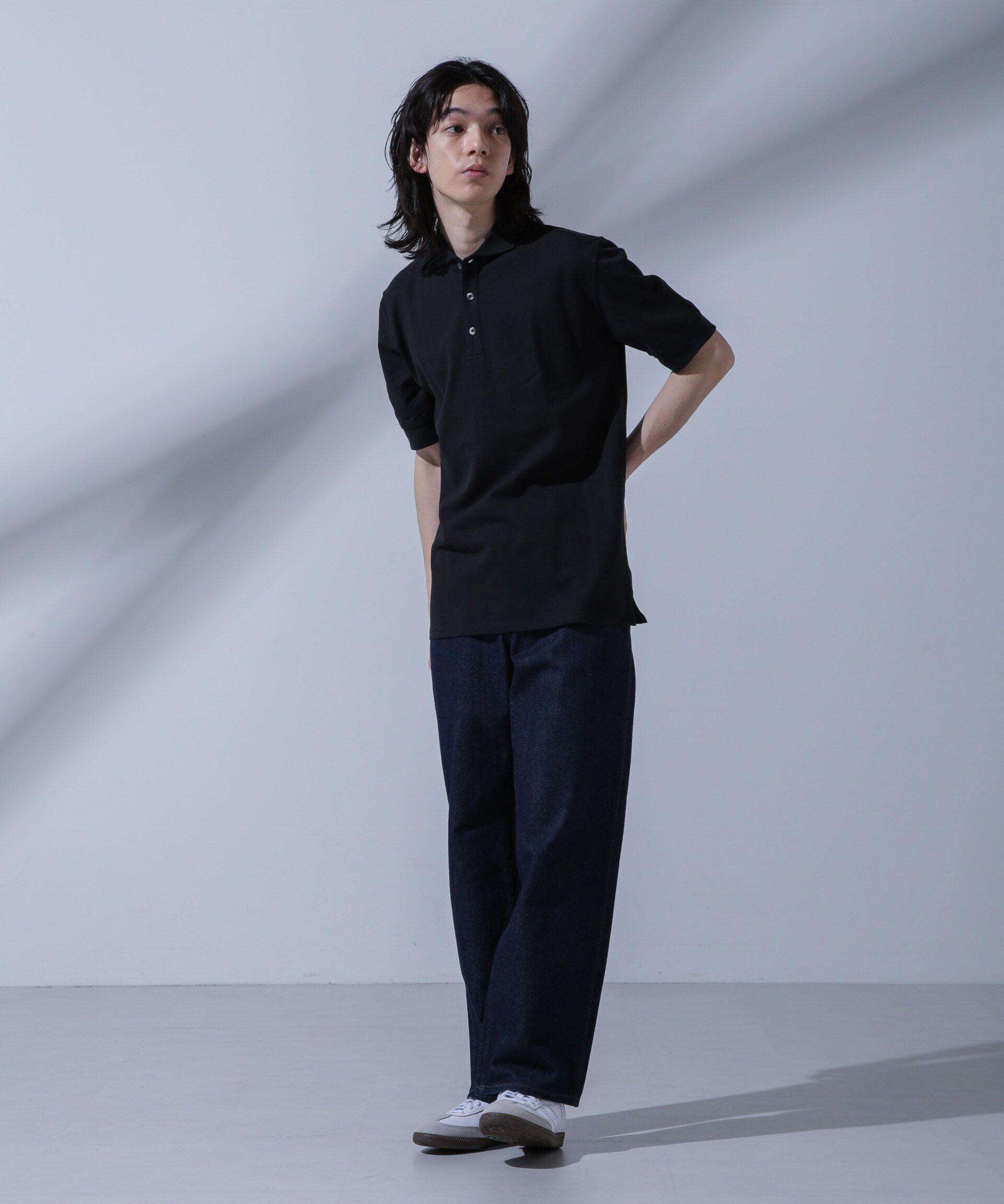 nano･universe「WEB限定/Anti Soaked(R)  汗染み防止ポロシャツ/カッタウェイ」|Tシャツ・カットソー|