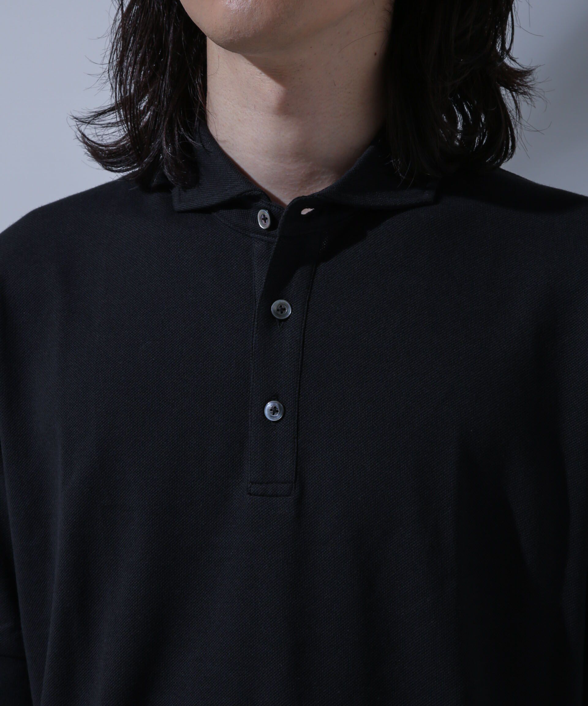 nano･universe「WEB限定/Anti Soaked(R)  汗染み防止ポロシャツ/カッタウェイ」|Tシャツ・カットソー|