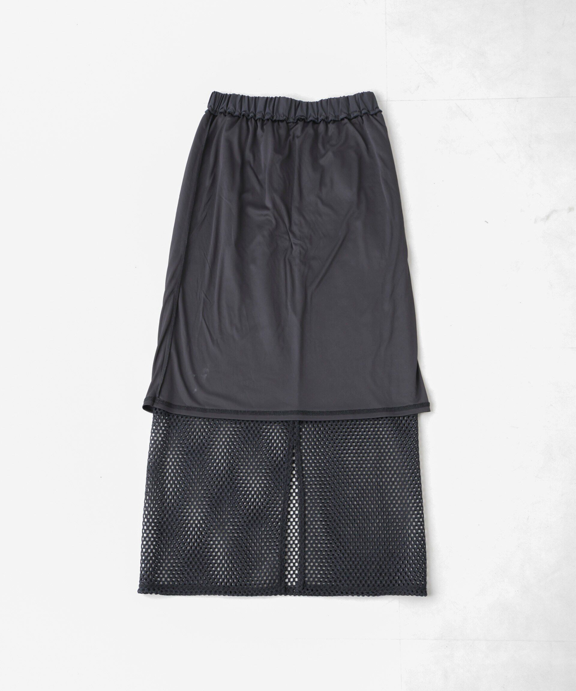 nano･universe「メッシュレースナロースカート」|スカート|