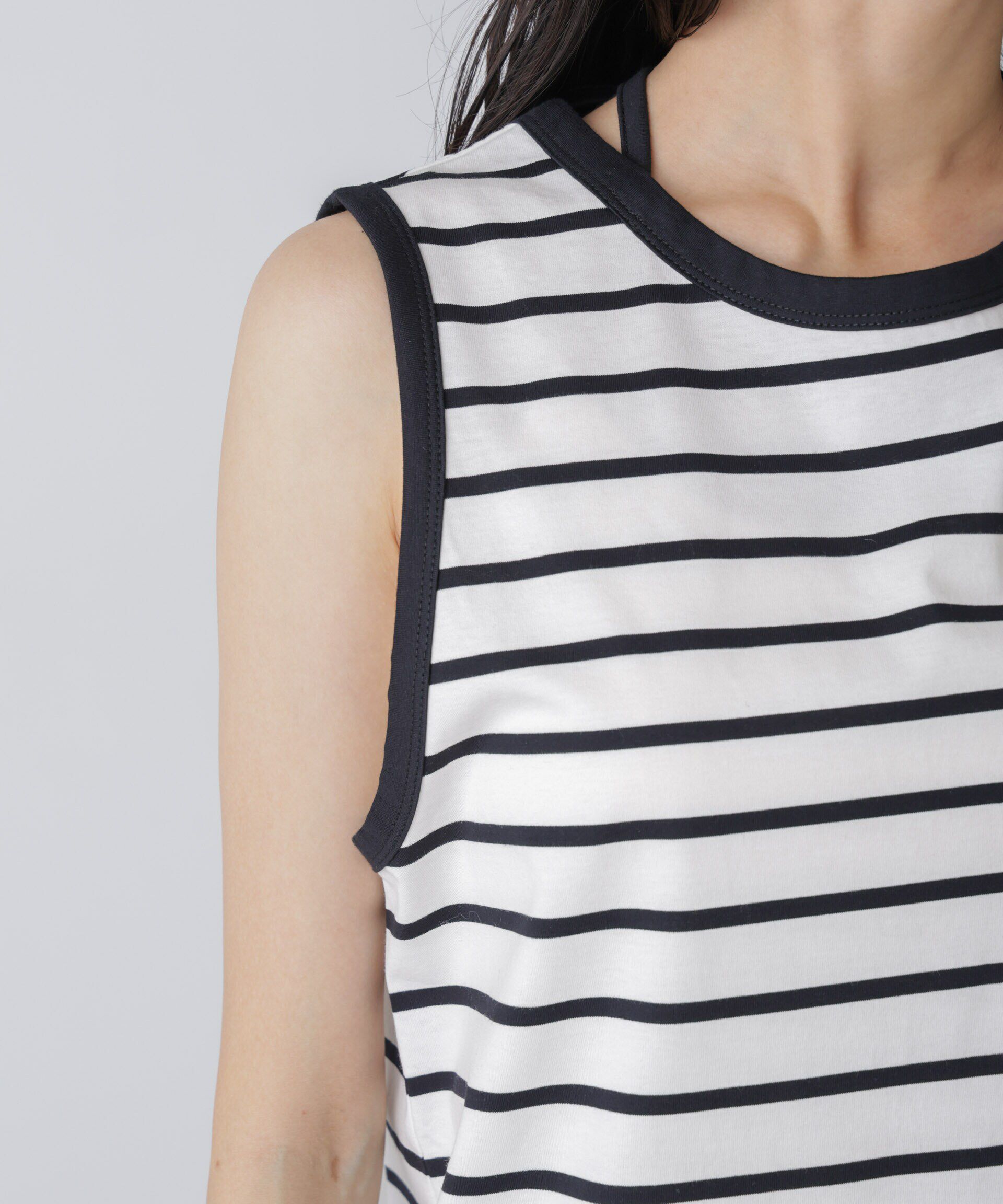 nano･universe「ホルターネックノースリーブプルオーバー」|Tシャツ・カットソー|