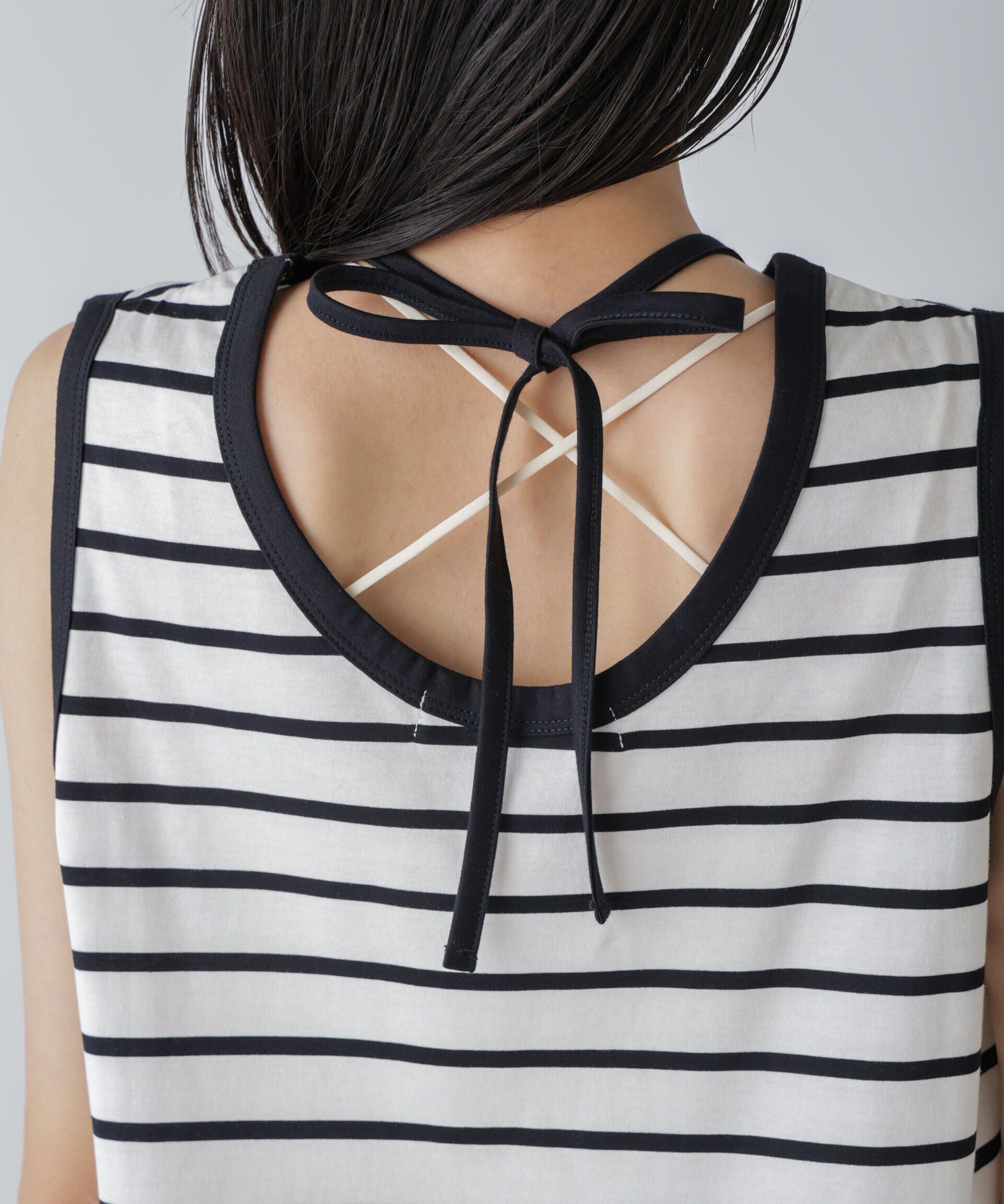 nano･universe「ホルターネックノースリーブプルオーバー」|Tシャツ・カットソー|