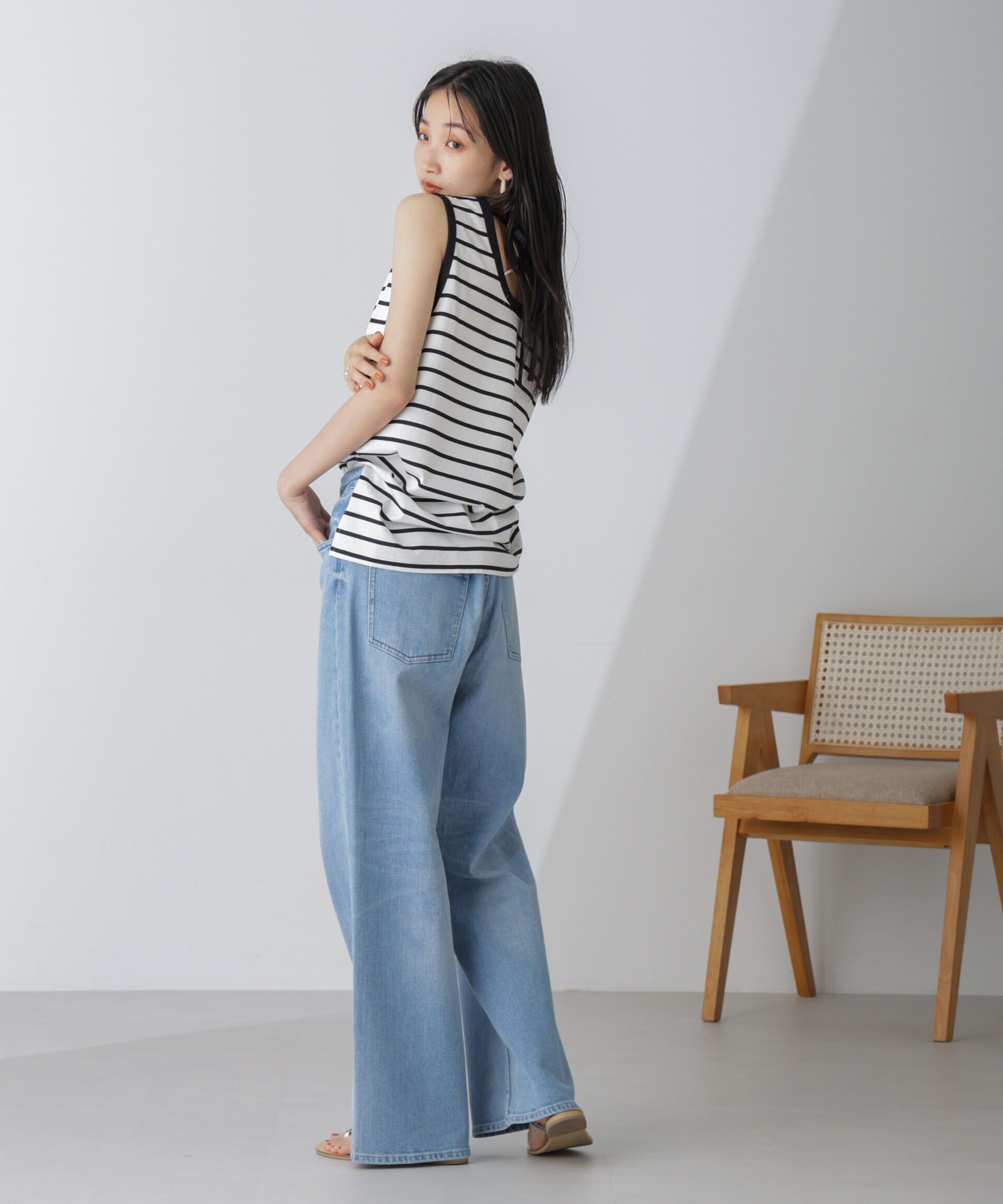 nano･universe「ホルターネックノースリーブプルオーバー」|Tシャツ・カットソー|