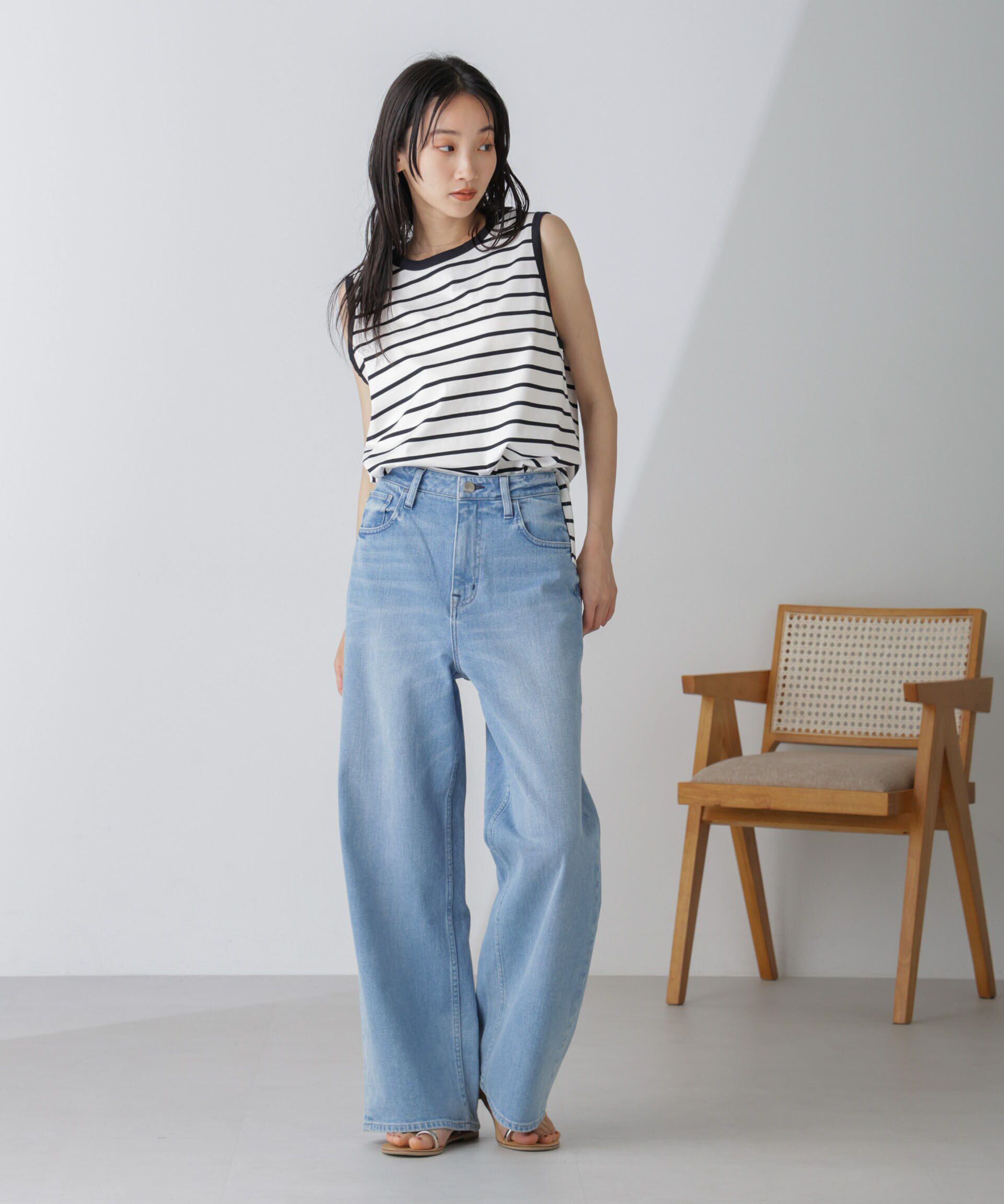 nano･universe「ホルターネックノースリーブプルオーバー」|Tシャツ・カットソー|