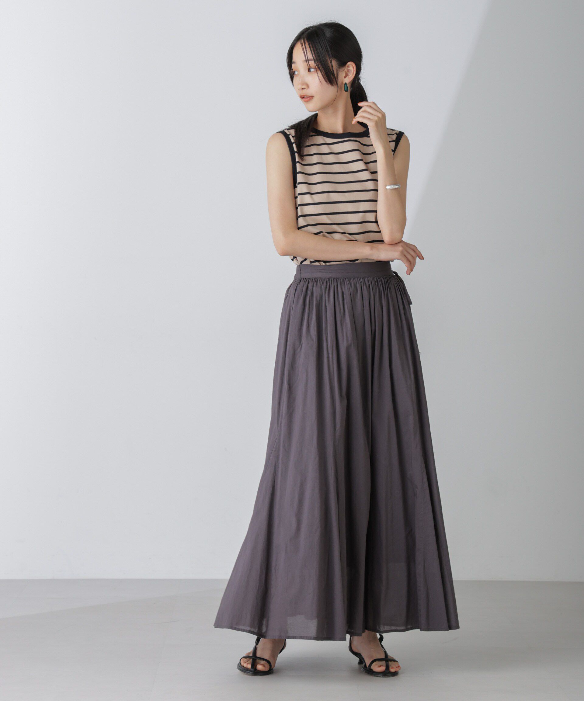 nano･universe「ホルターネックノースリーブプルオーバー」|Tシャツ・カットソー|