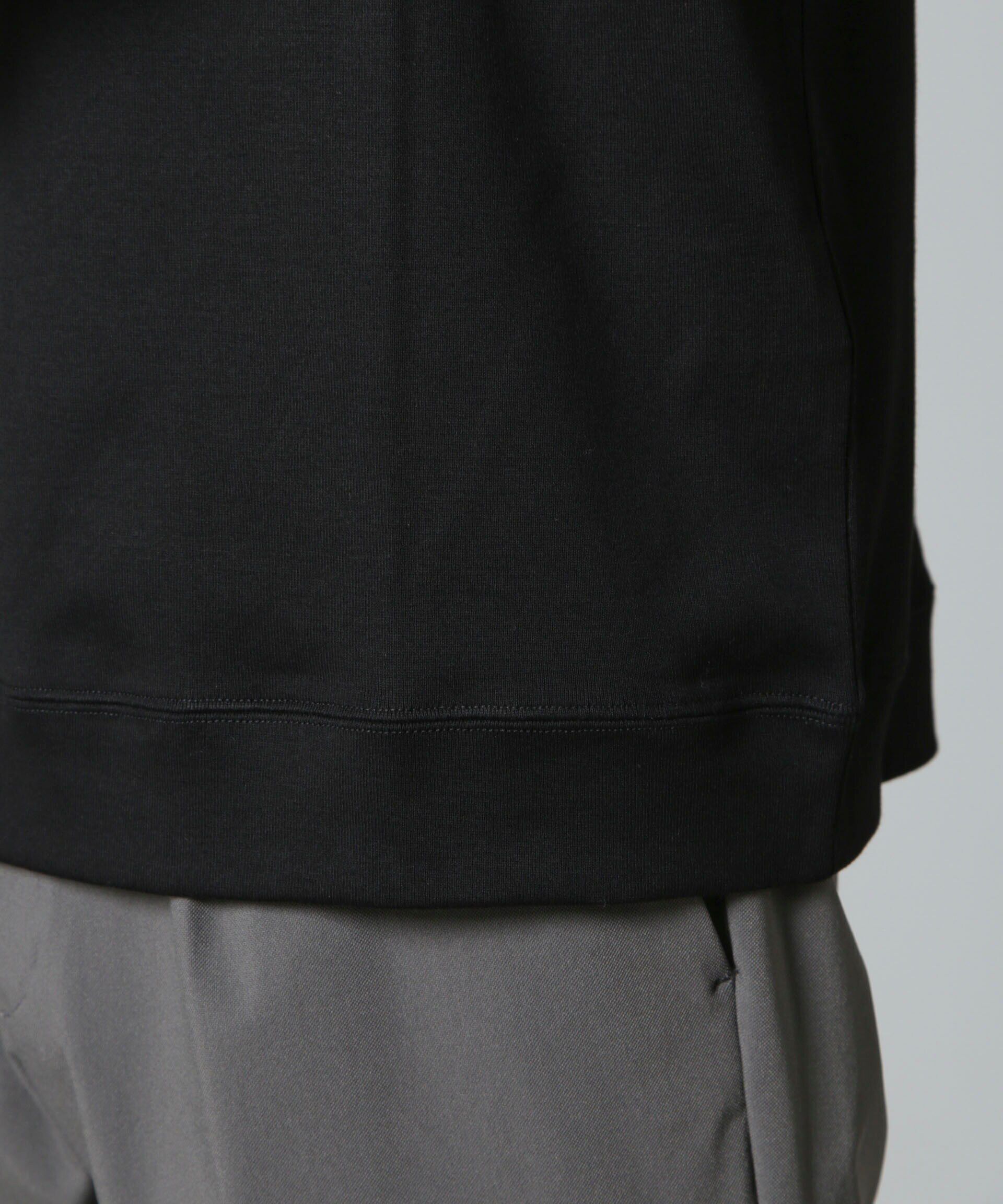 nano･universe「「FORMAL JERSEY」モックネックカットソー半袖」|Tシャツ・カットソー|