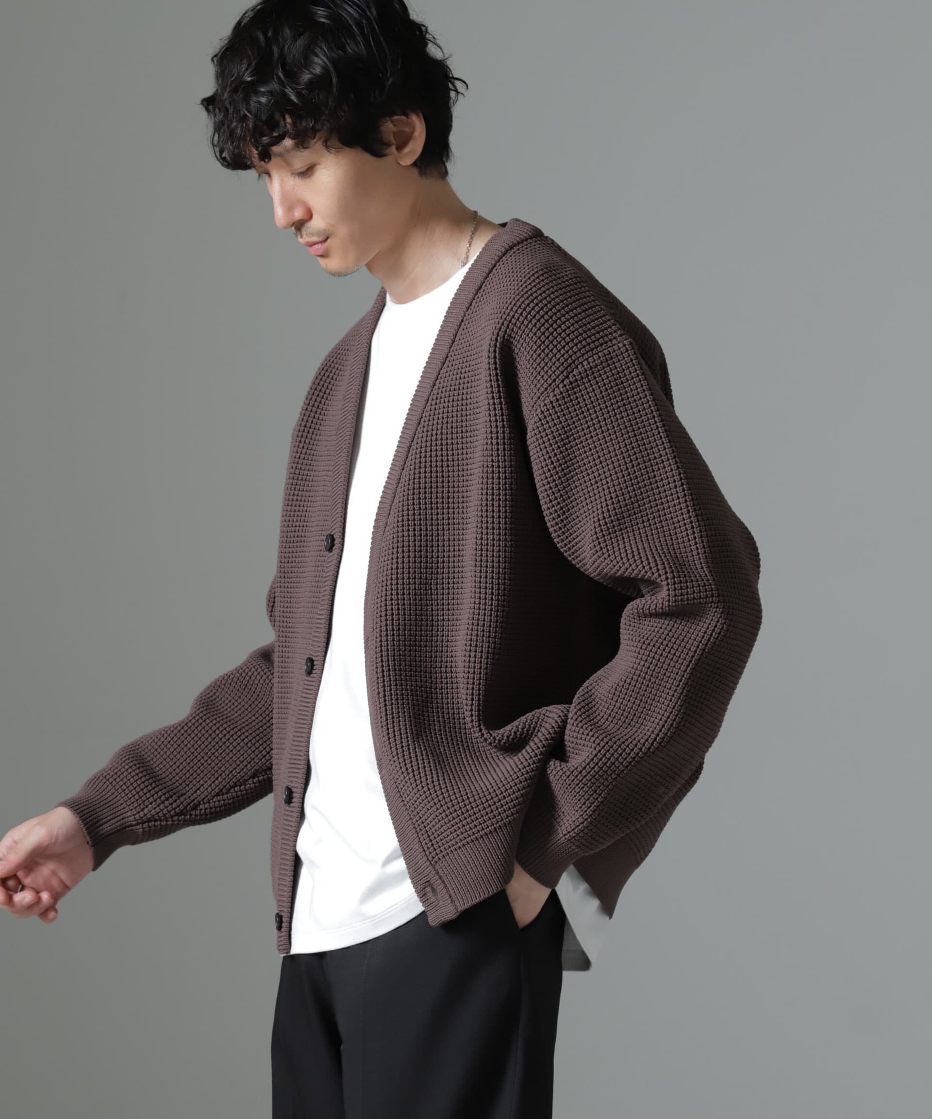 nano･universe「スポンディッシュ カーディガン」|ニット・セーター|