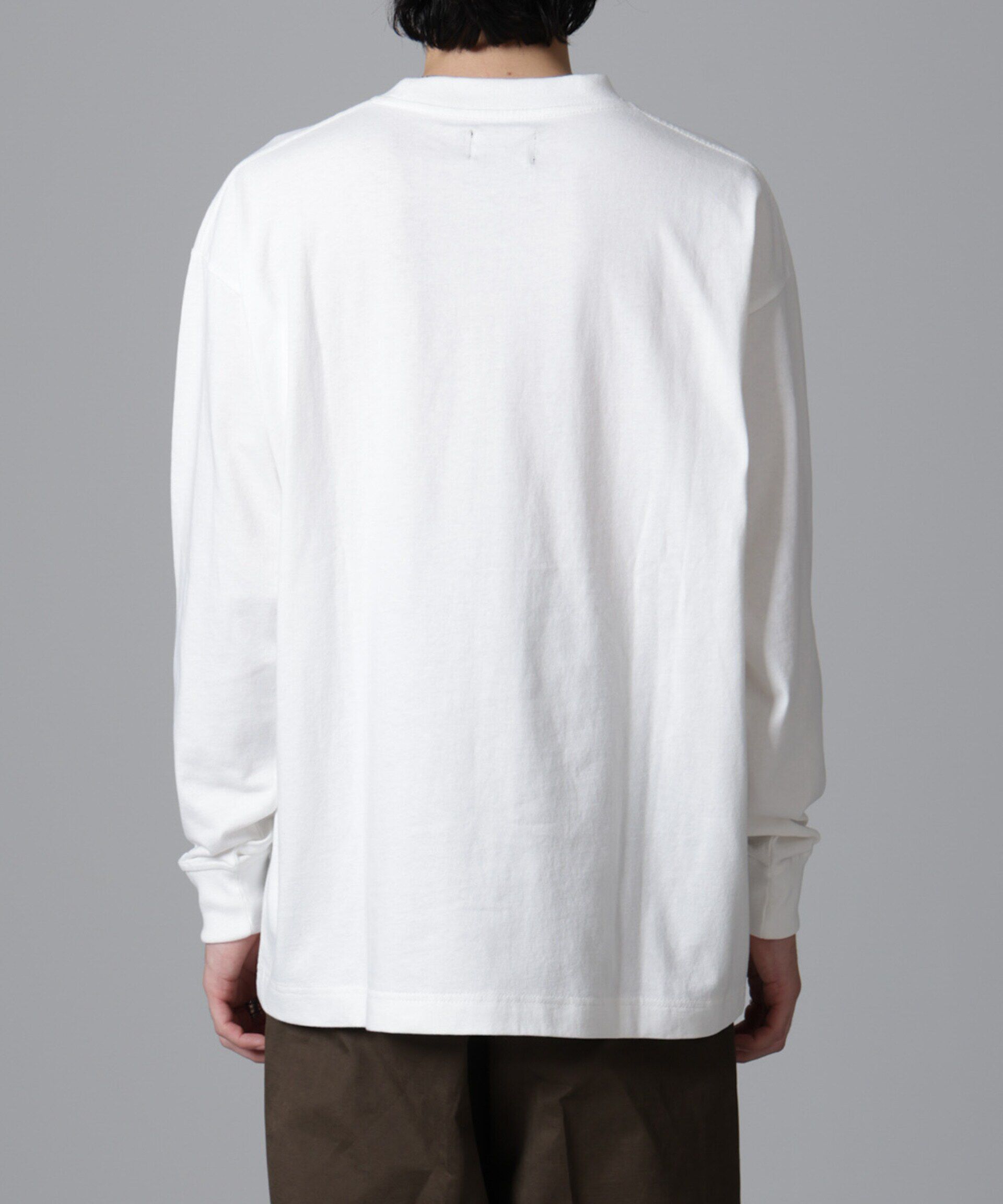 nano･universe「PENNEYS BLACK ワンポイントTシャツ長袖」|Tシャツ・カットソー|