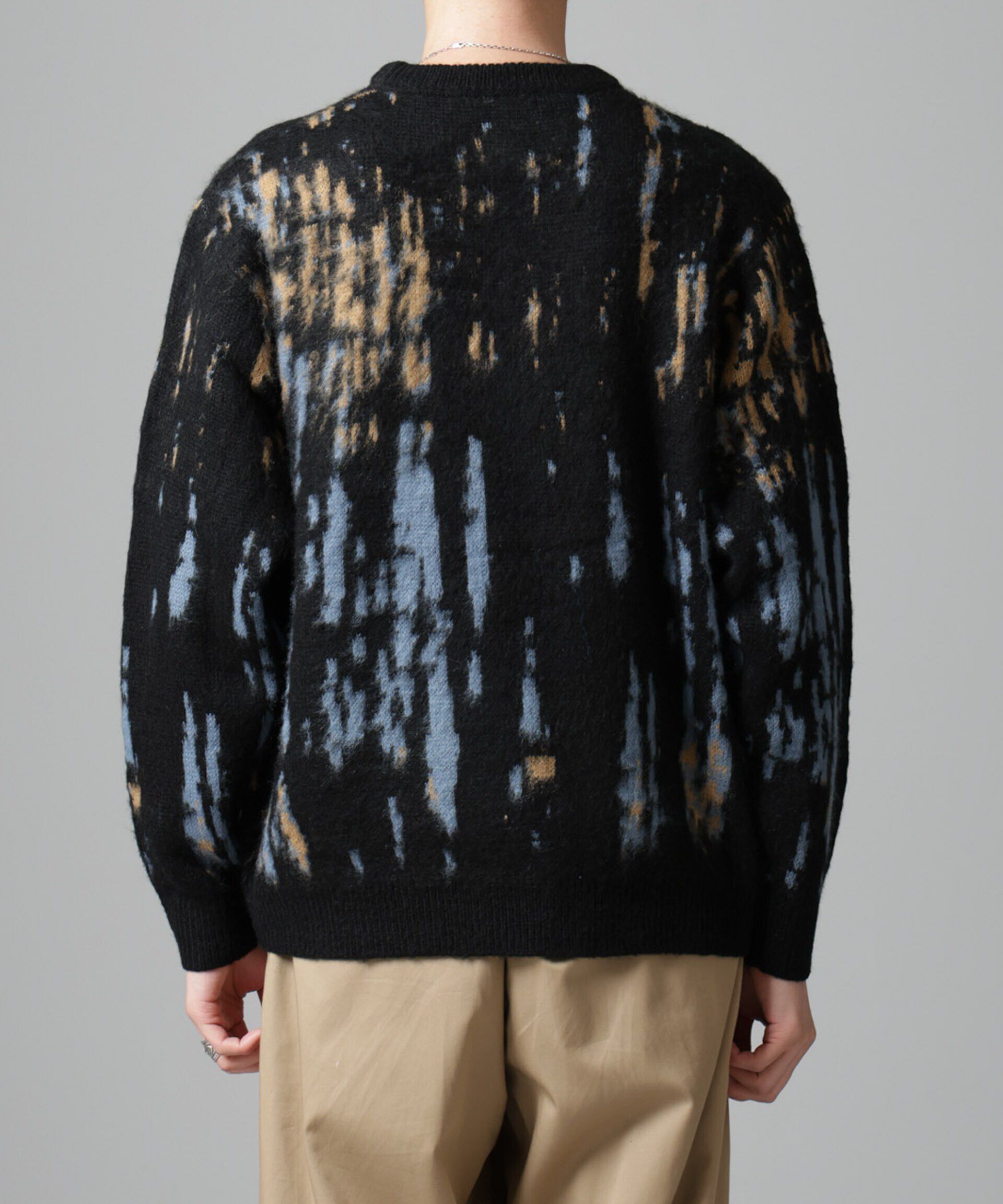 nano･universe「ペイントグラデーションモヘヤライクニット」|ニット・セーター|