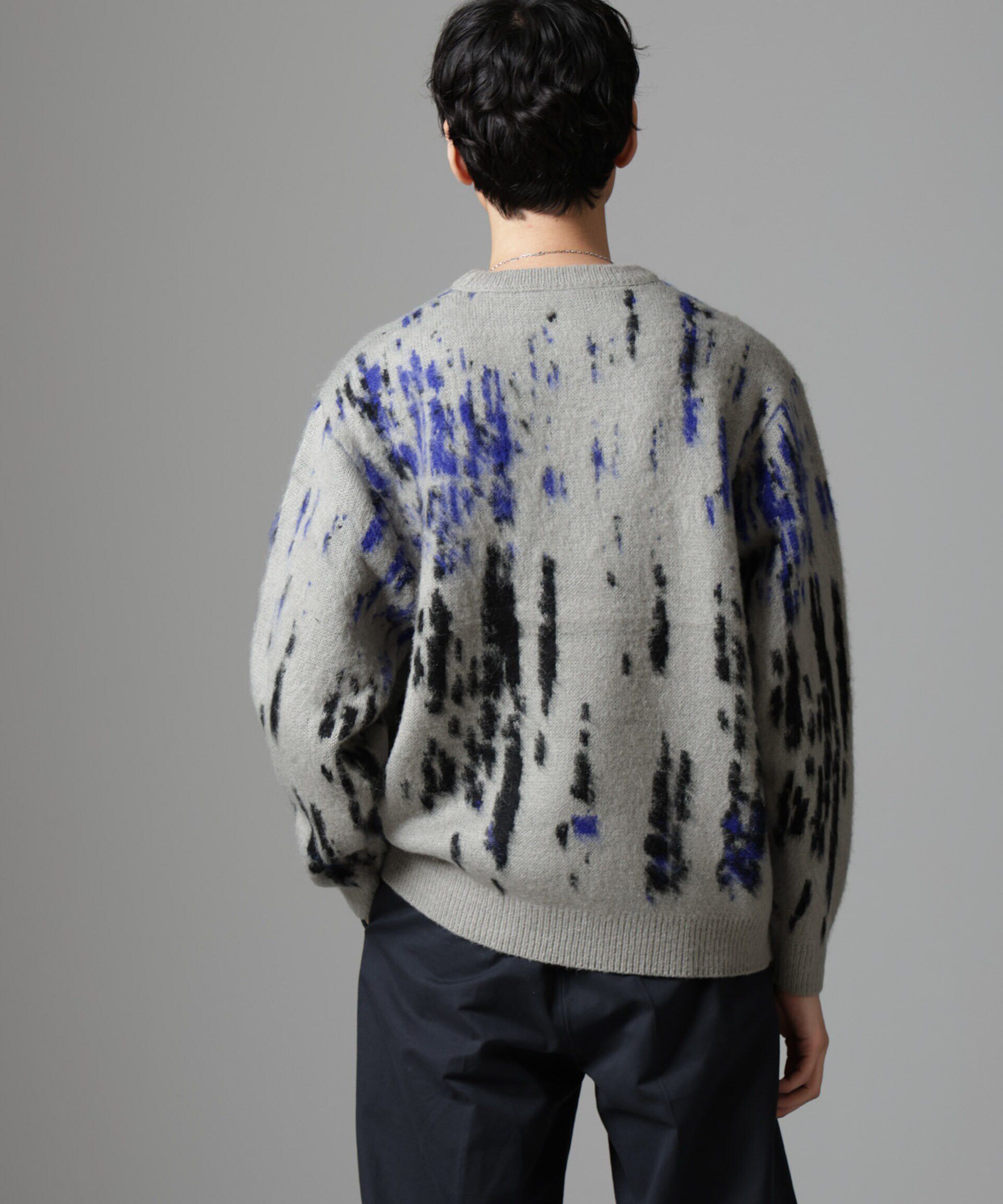 nano･universe「ペイントグラデーションモヘヤライクニット」|ニット・セーター|
