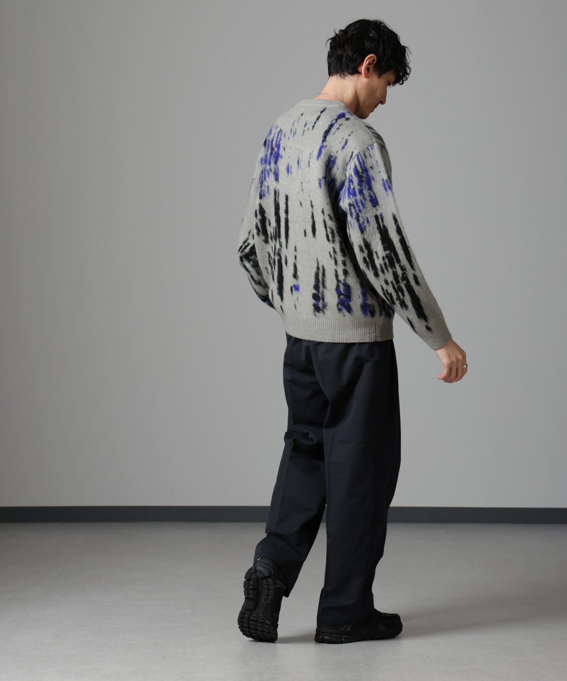 nano･universe「ペイントグラデーションモヘヤライクニット」|ニット・セーター|