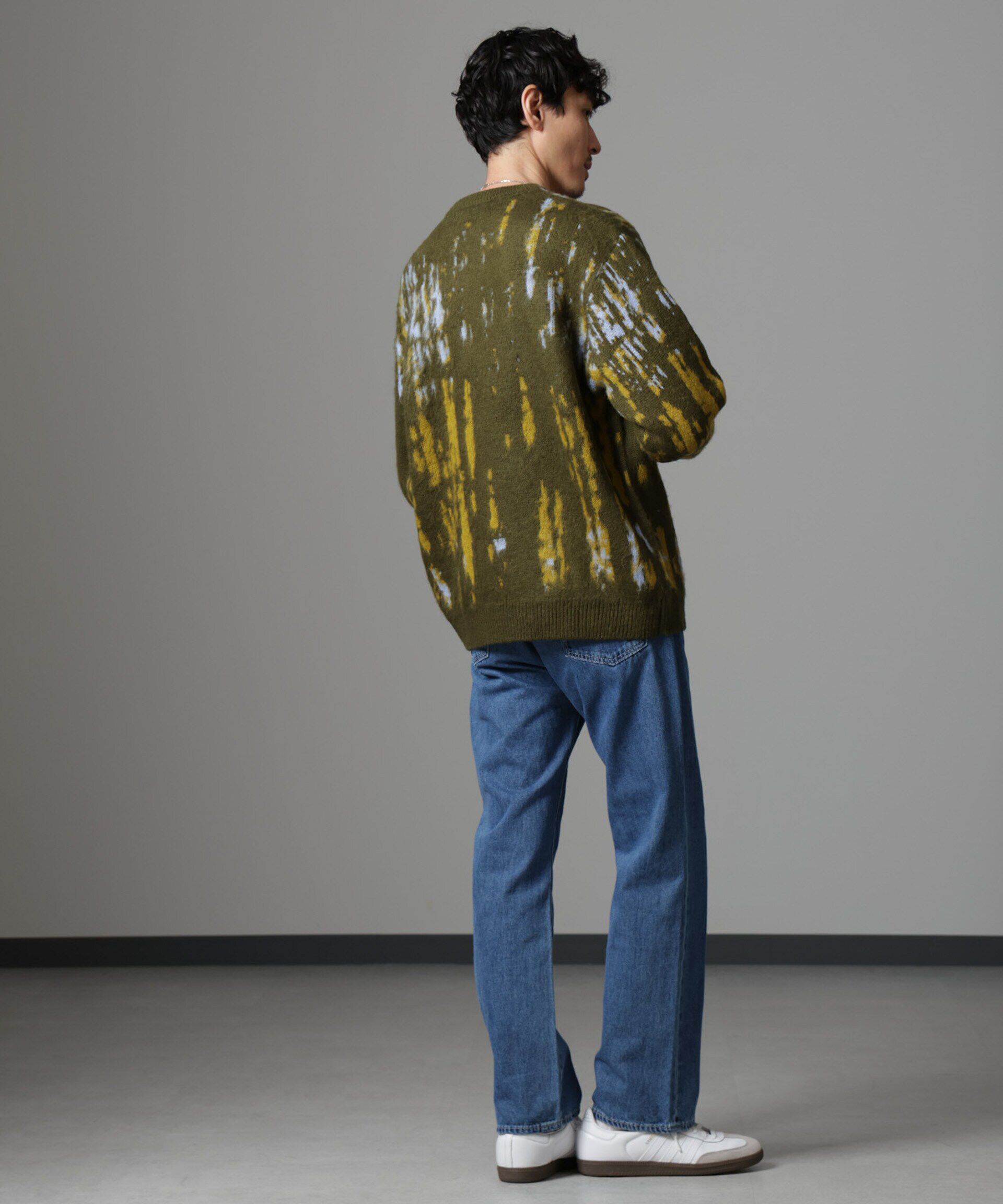 nano･universe「ペイントグラデーションモヘヤライクニット」|ニット・セーター|