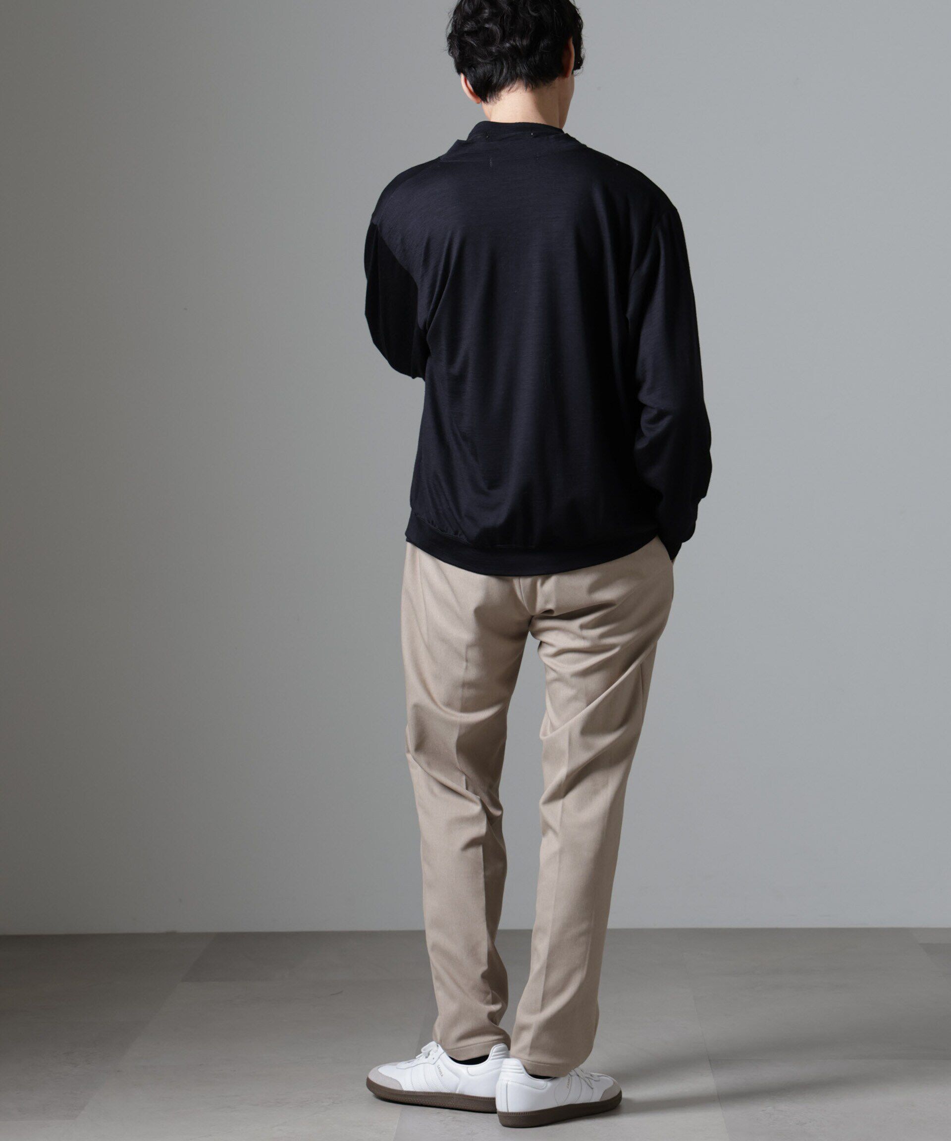 nano･universe「｢N TROUSERS BASIC｣CATINA(R)ﾒﾗﾝｼﾞ二重織ﾂｲﾙｽﾄﾚｯﾁﾊﾟﾝﾂ(ｾｯ  」|スーツ|