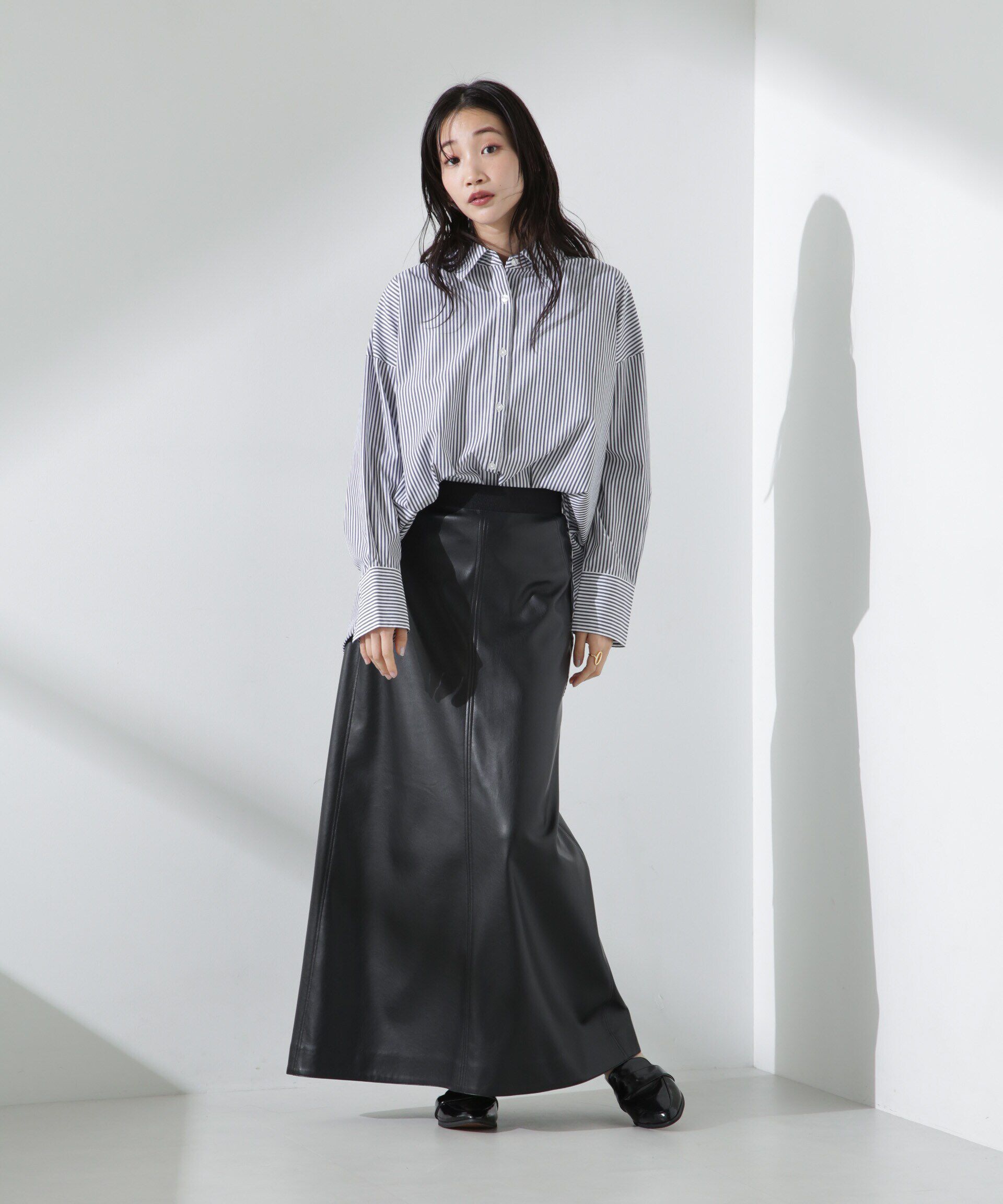 nano･universe「ブロードワイドシルエットシャツ」|シャツ・ブラウス|