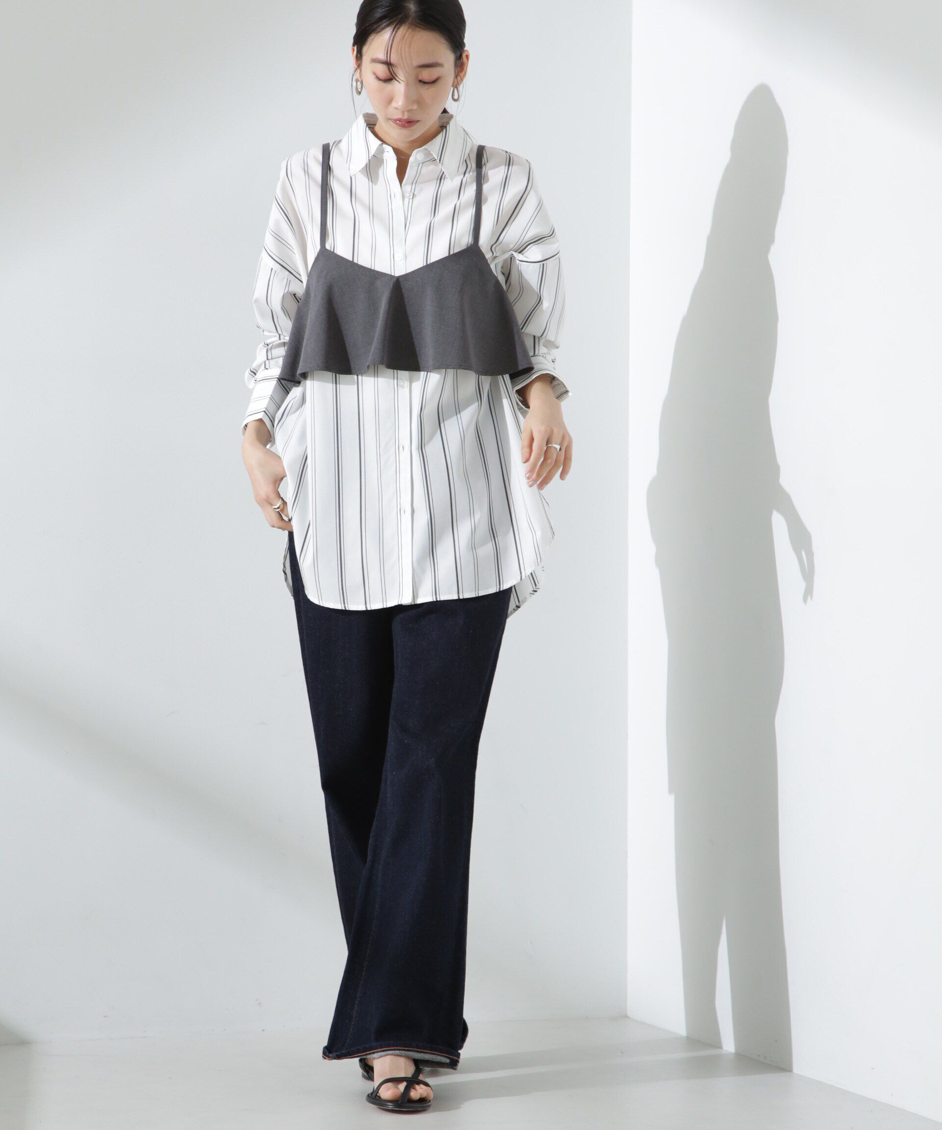 nano･universe「ブロードワイドシルエットシャツ」|シャツ・ブラウス|