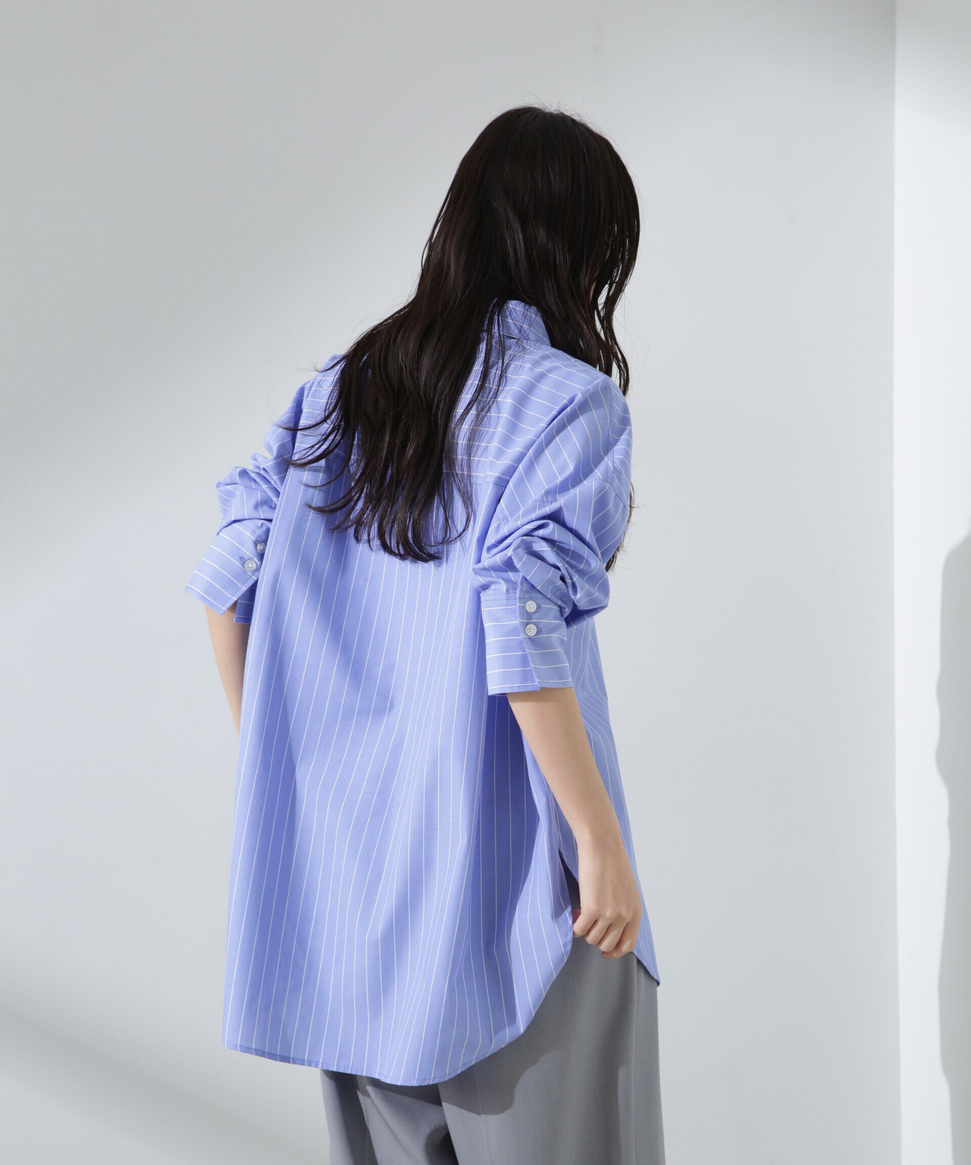 nano･universe「ブロードワイドシルエットシャツ」|シャツ・ブラウス|