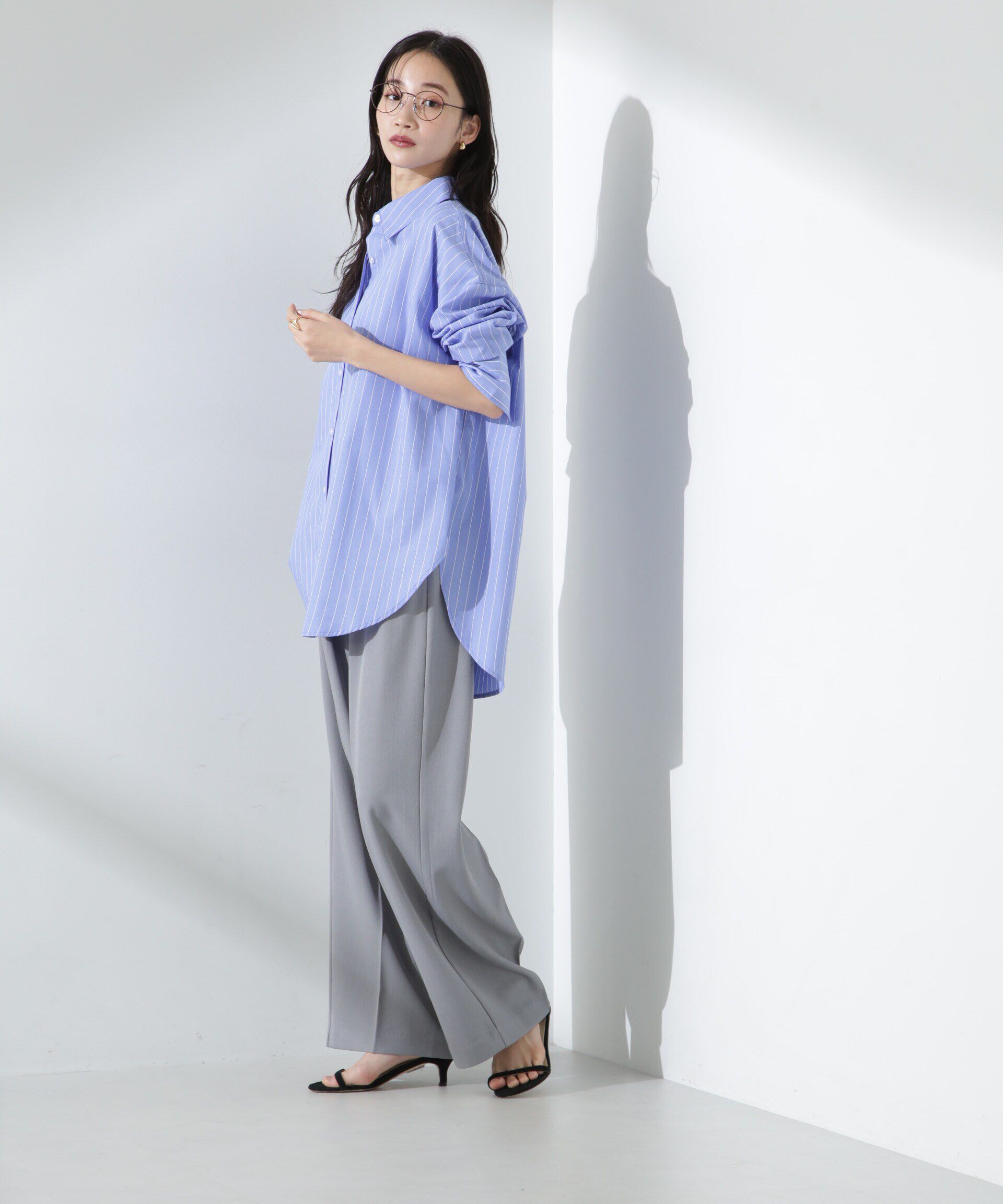 nano･universe「ブロードワイドシルエットシャツ」|シャツ・ブラウス|