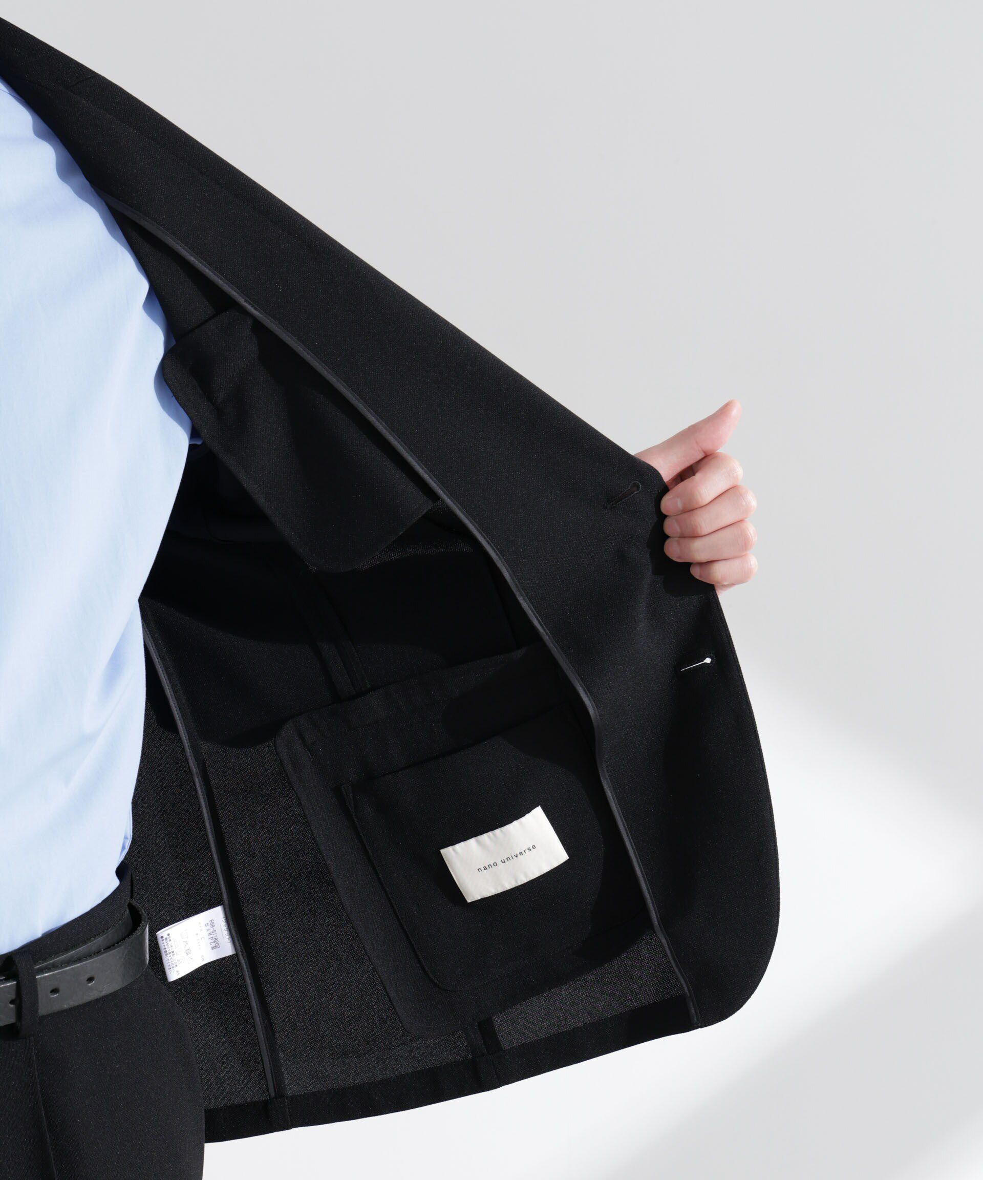 nano･universe「「Damerino」ドビークロスストレッチセットアップ」|スーツ|