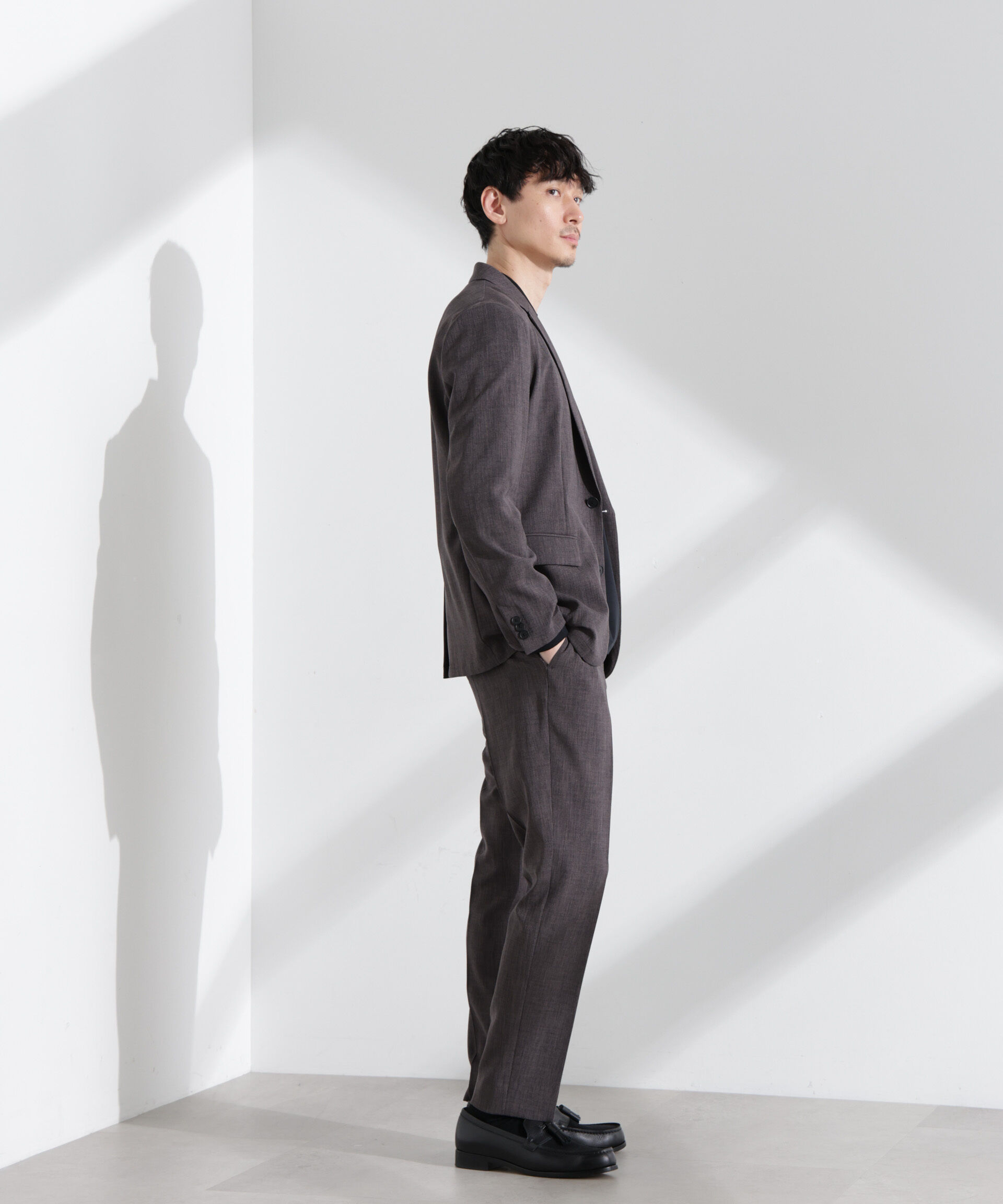 nano･universe「「Damerino」ドビークロスストレッチセットアップ」|スーツ|