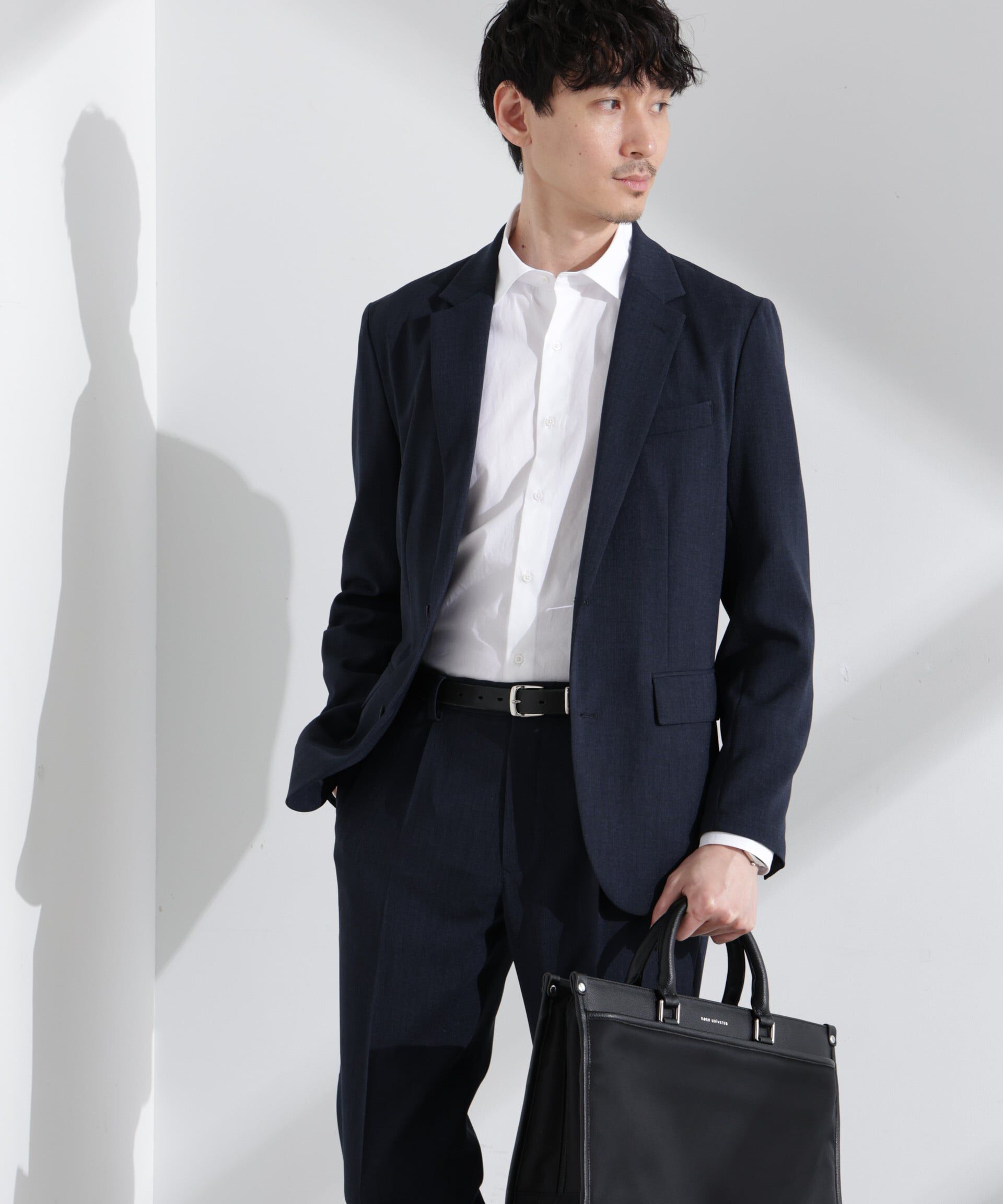 nano･universe「「Damerino」ドビークロスストレッチセットアップ」|スーツ|