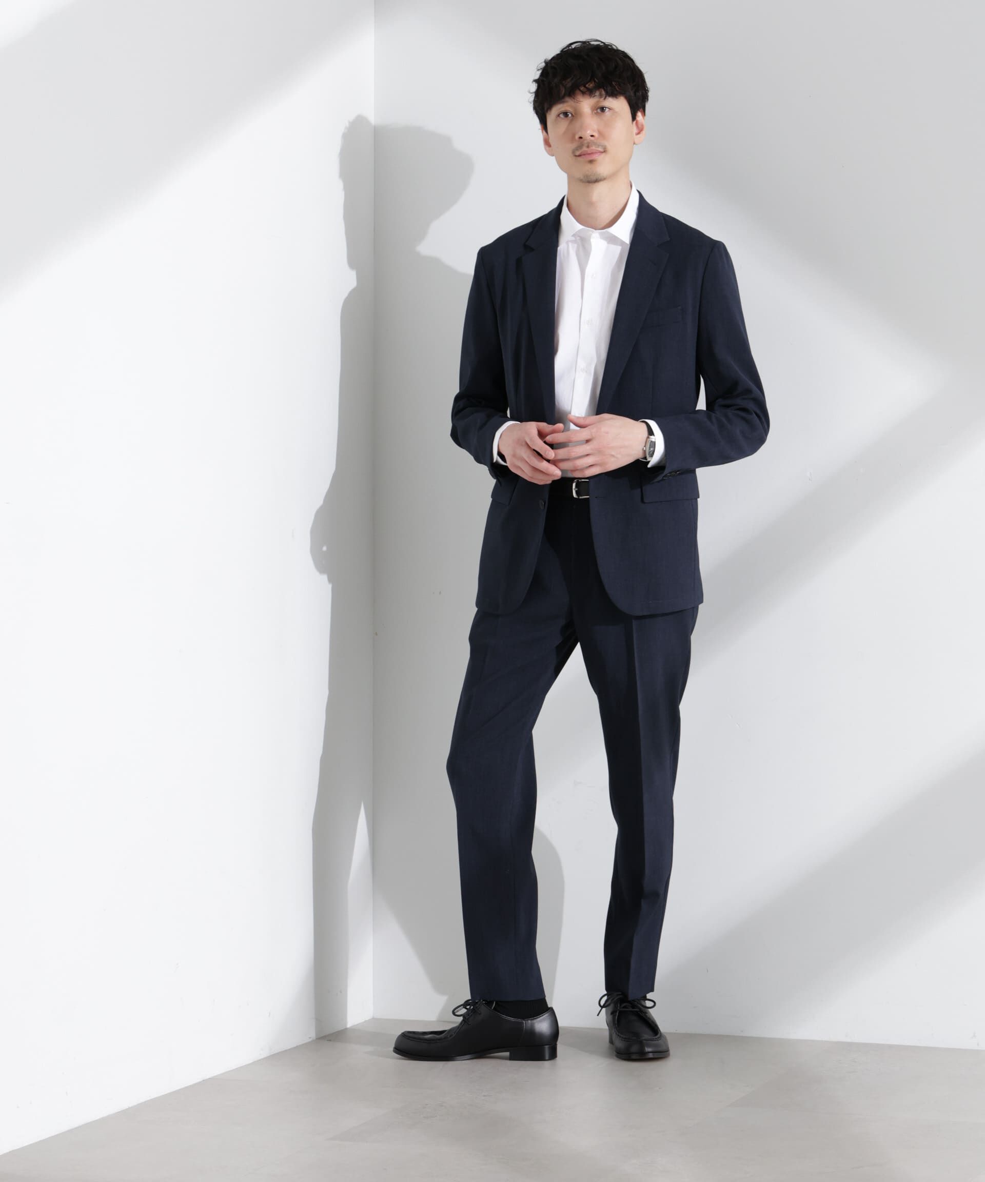 nano･universe「「Damerino」ドビークロスストレッチセットアップ」|スーツ|