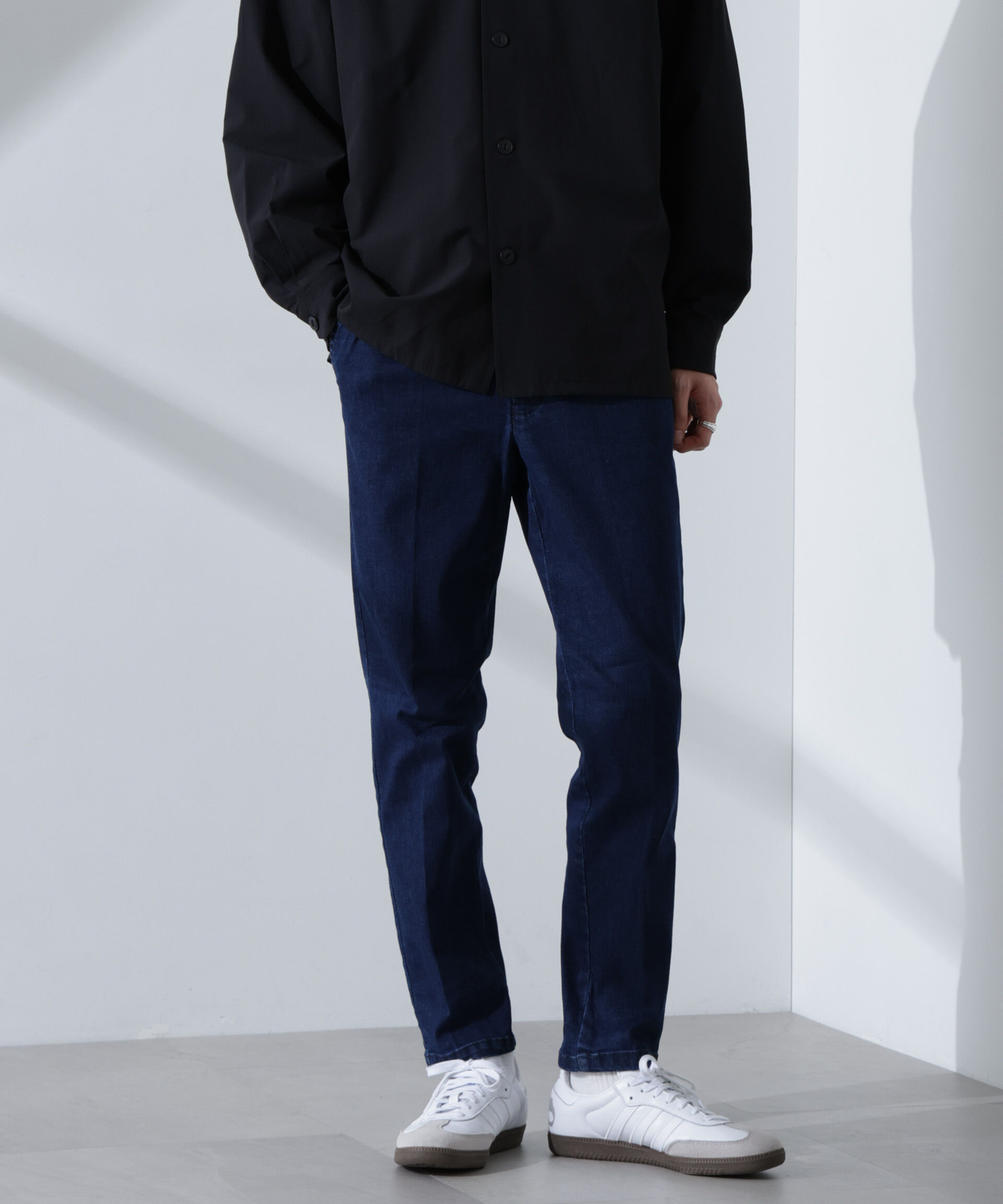 nano･universe「NORMANBROS別注 ストレッチイージーデニム」|チノ|