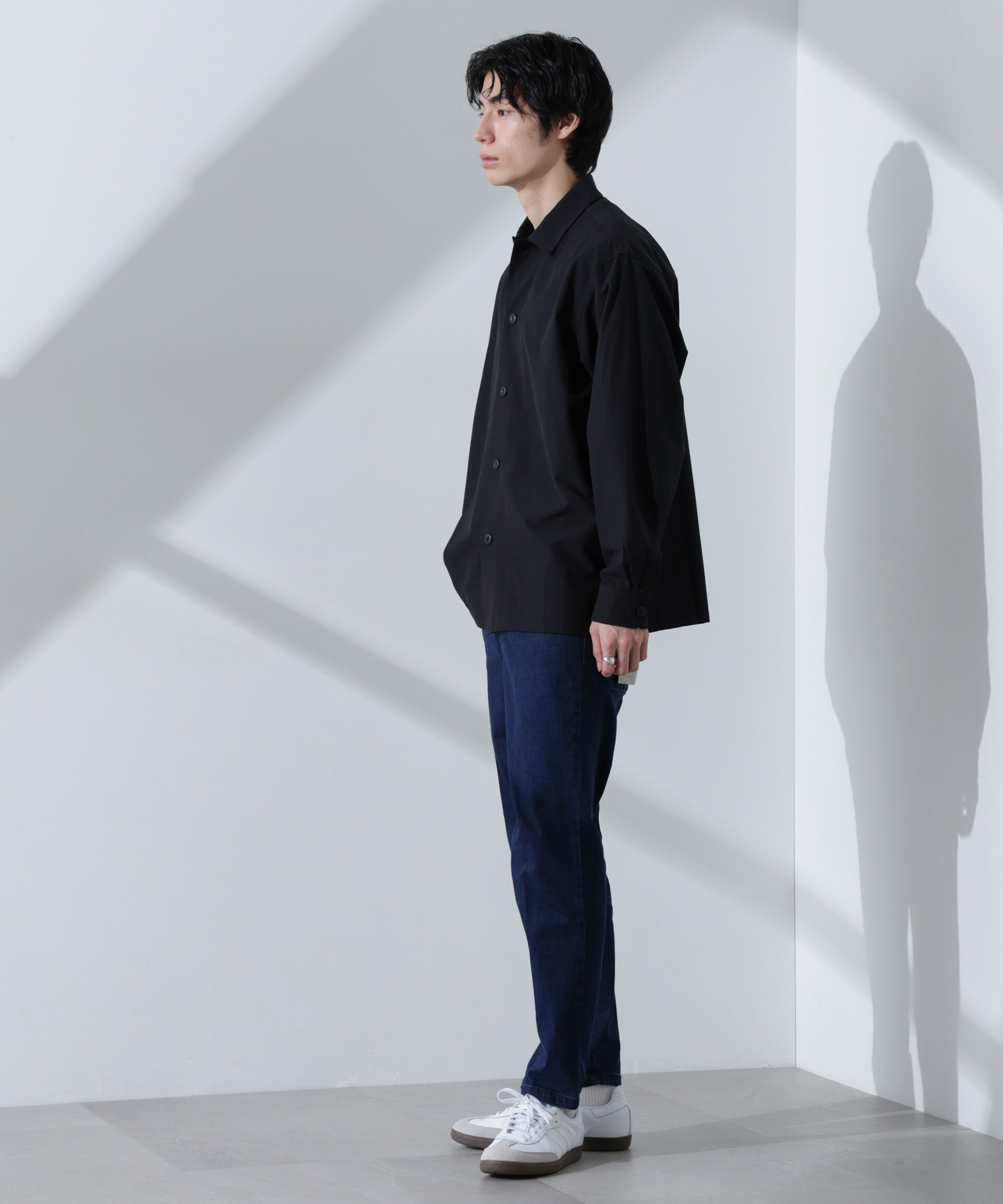 nano･universe「NORMANBROS別注 ストレッチイージーデニム」|チノ|