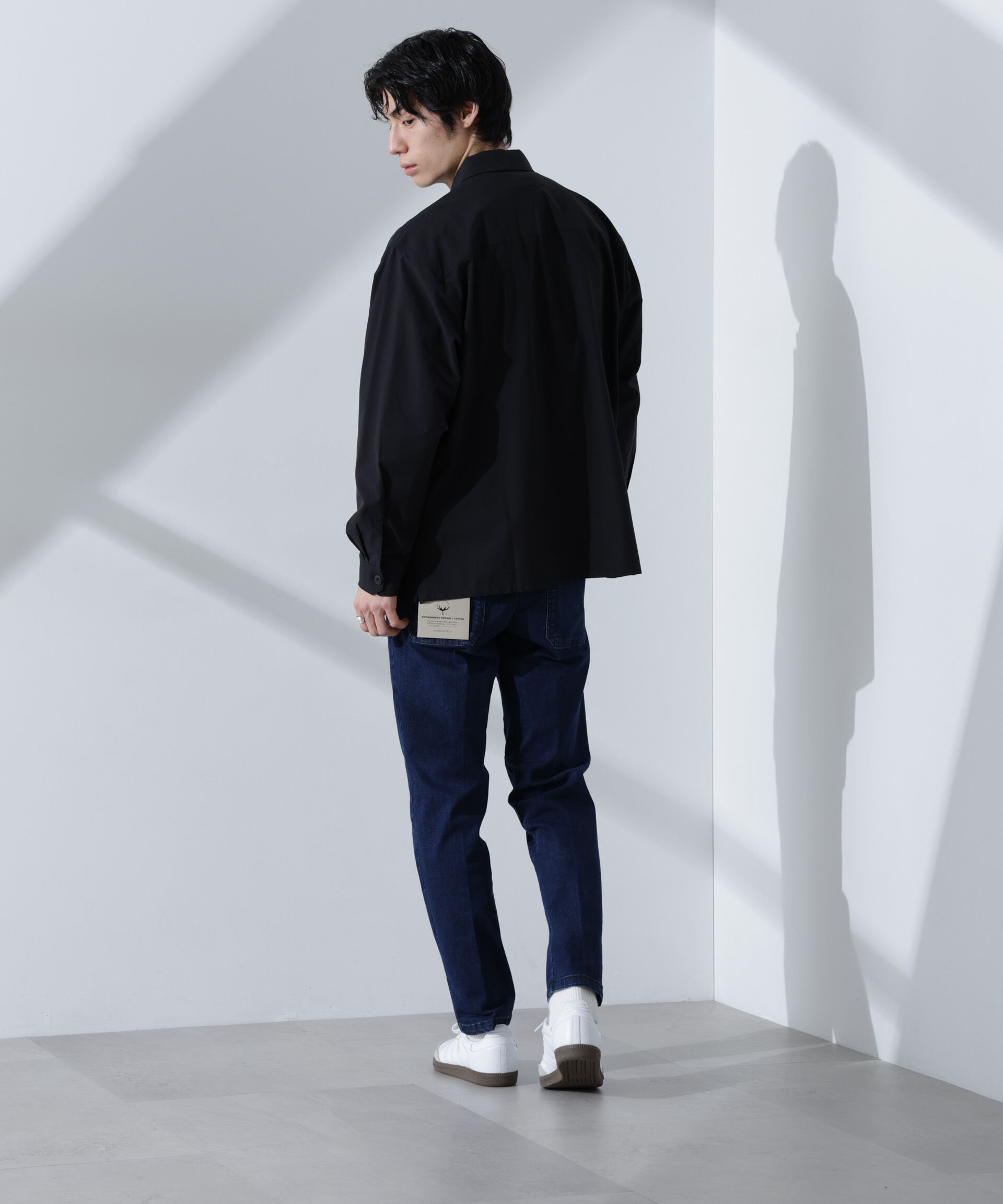 nano･universe「NORMANBROS別注 ストレッチイージーデニム」|チノ|