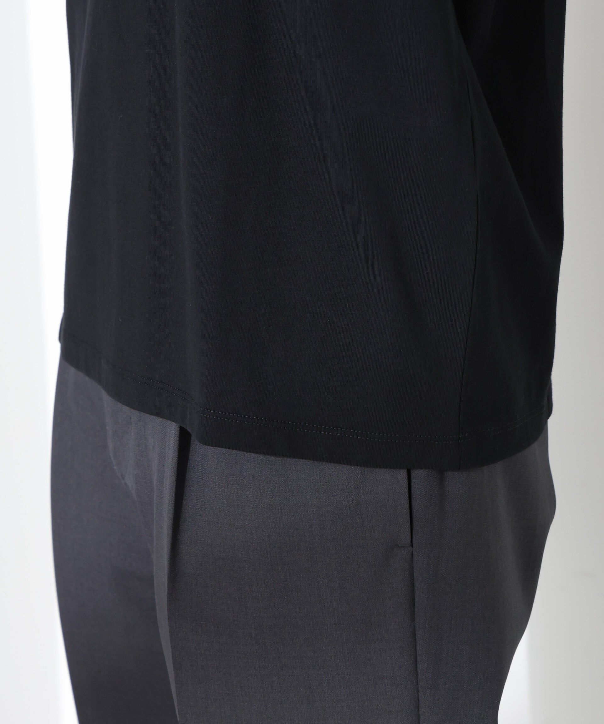 nano･universe「ジャケT(R) クルーネック 長袖」|Tシャツ・カットソー|