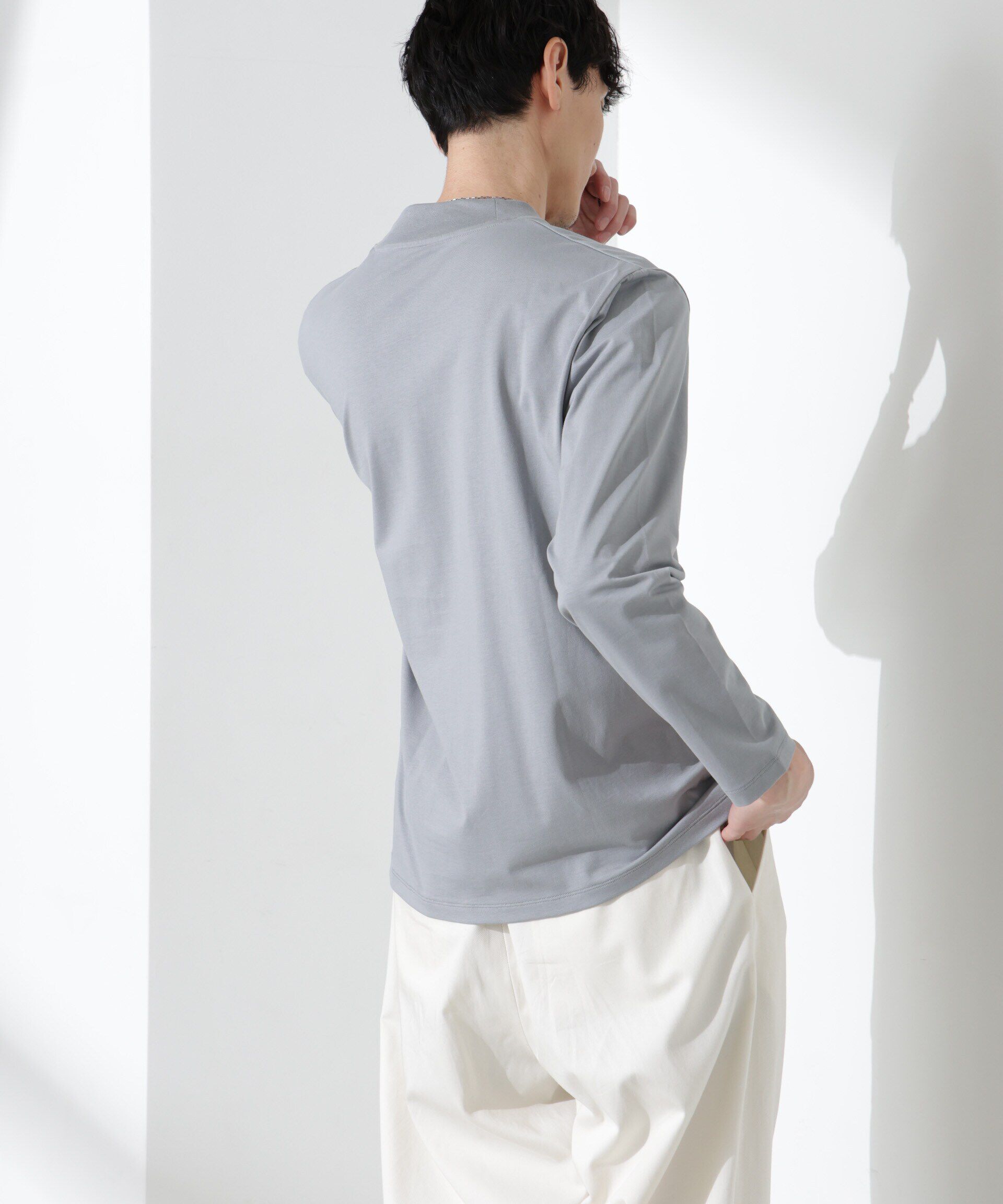 nano･universe「ジャケT(R) クルーネック 長袖」|Tシャツ・カットソー|