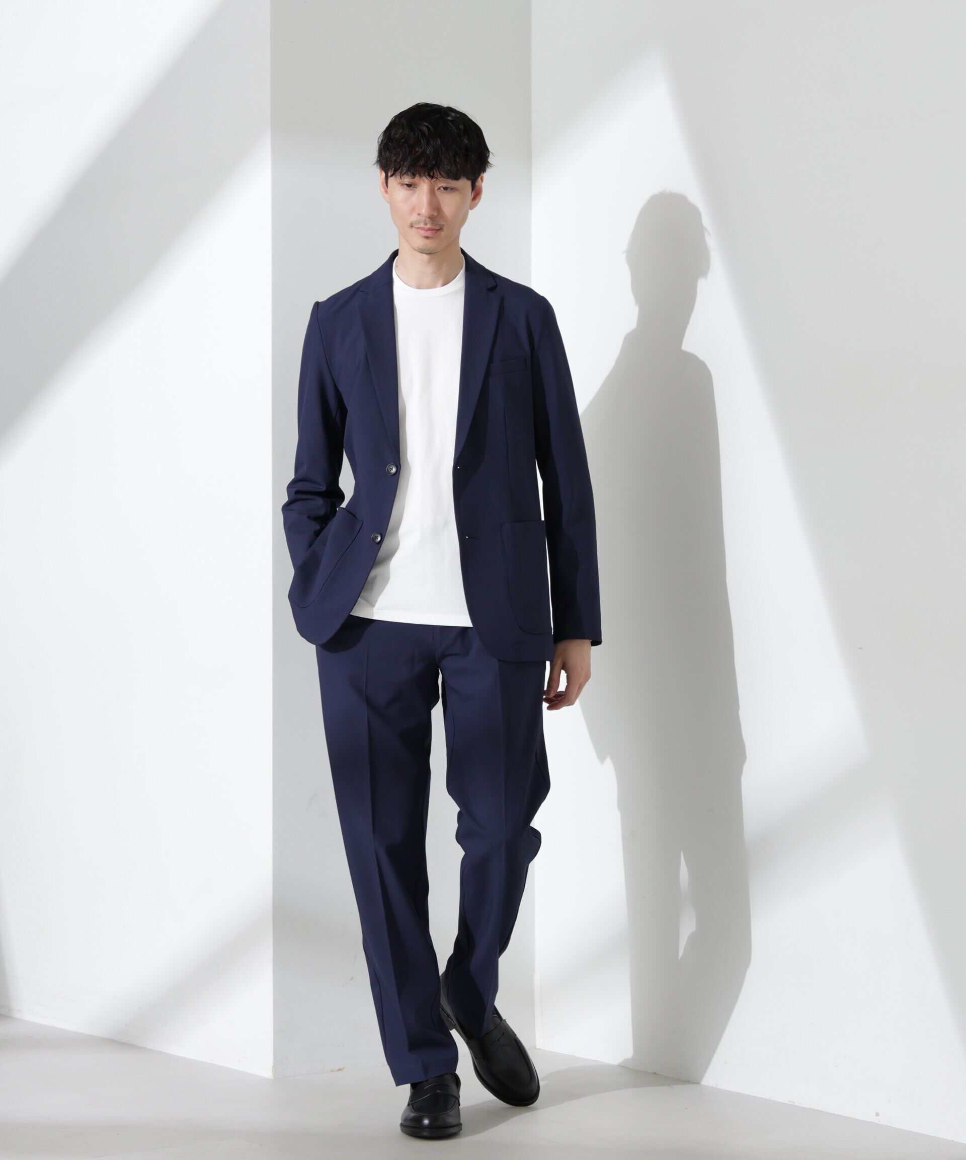 nano･universe「ジャケT(R) クルーネック 長袖」|Tシャツ・カットソー|