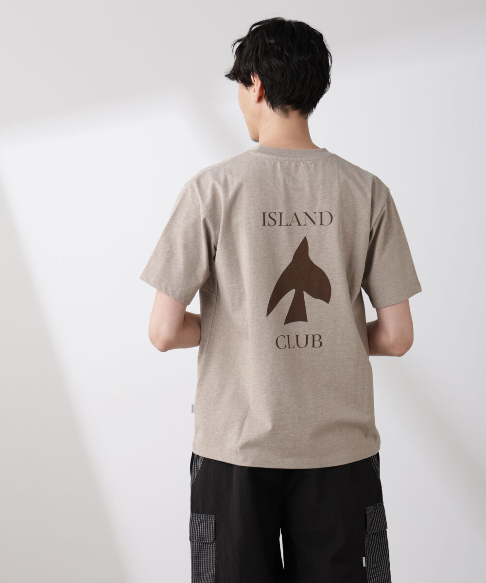 nano･universe「「NJ/CLUB」 ISLANDCLUBプリント Tシャツ」|Tシャツ・カットソー|