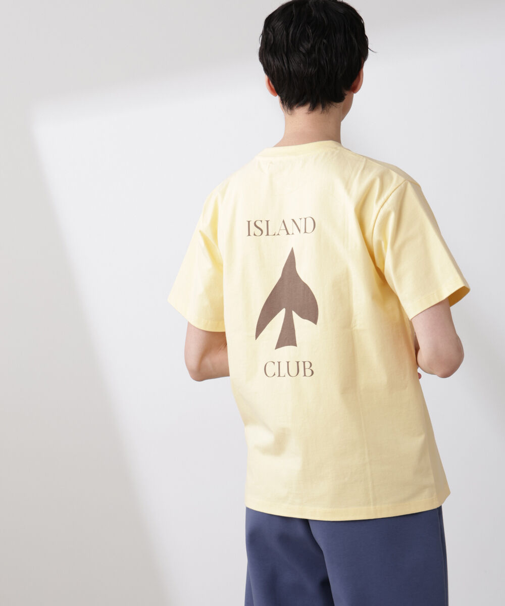 nano･universe「「NJ/CLUB」 ISLANDCLUBプリント Tシャツ」|Tシャツ・カットソー|