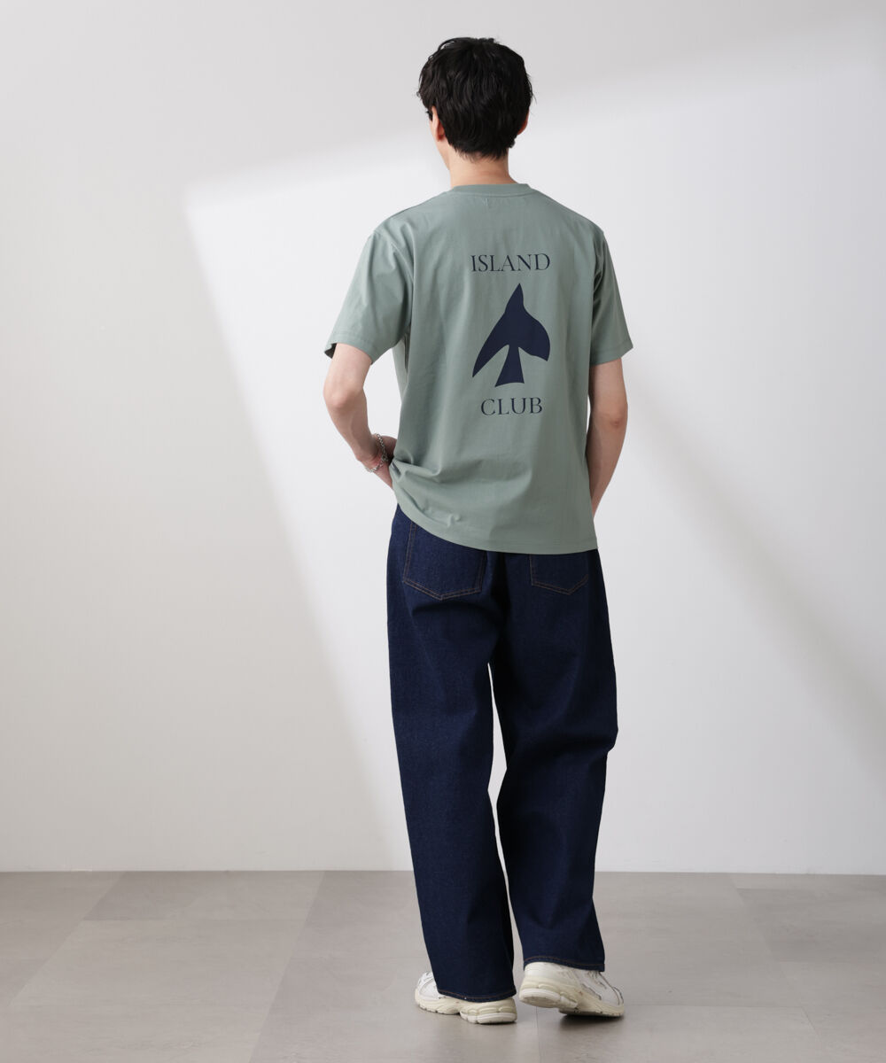 nano･universe「「NJ/CLUB」 ISLANDCLUBプリント Tシャツ」|Tシャツ・カットソー|