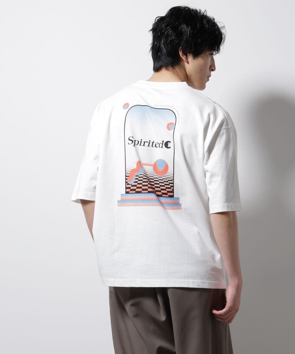 nano･universe「「MOFFISIE」2.0オリジナルプリント Tシャツ 半袖」|Tシャツ・カットソー|