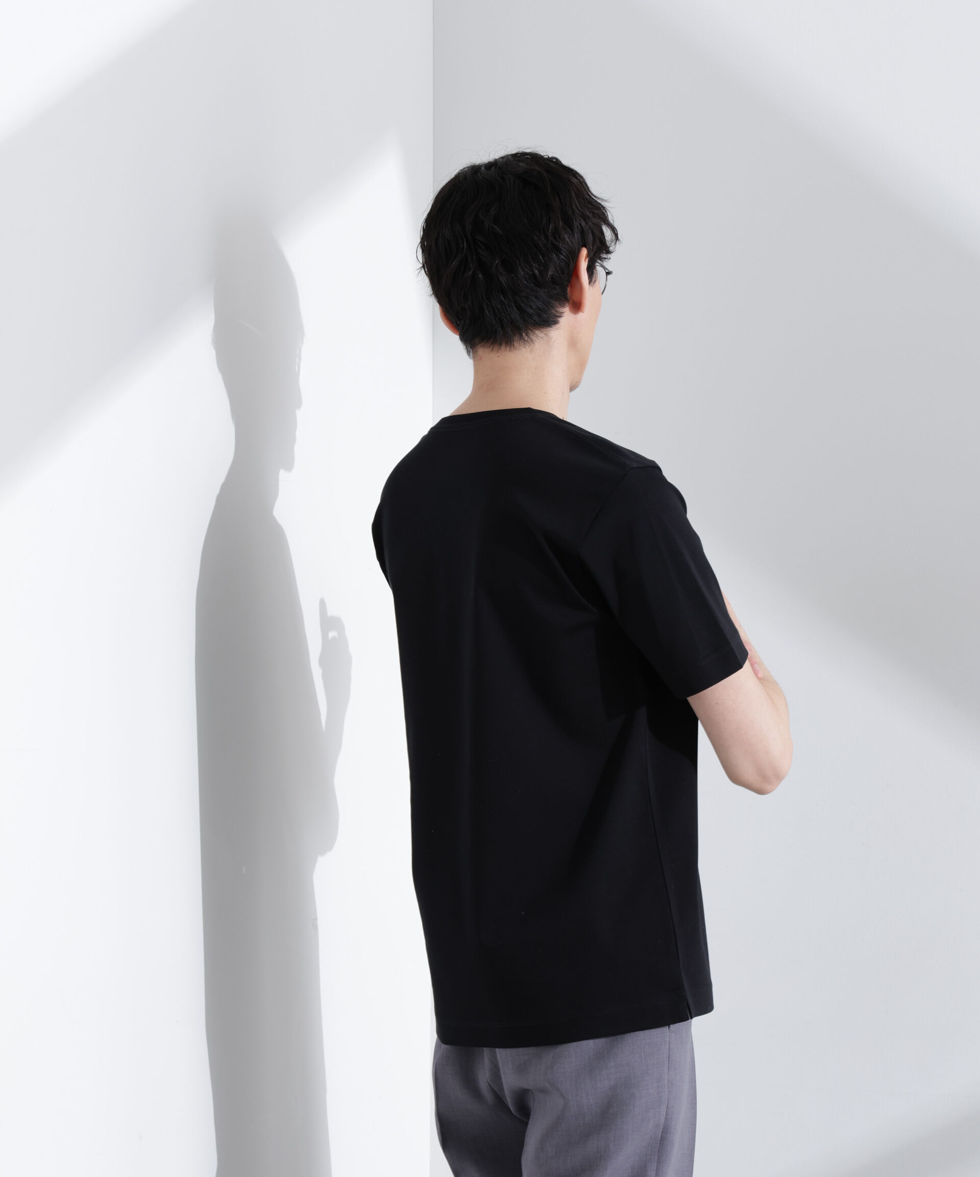  「アンチスメル VネックTシャツ 半袖」|Tシャツ・カットソー|