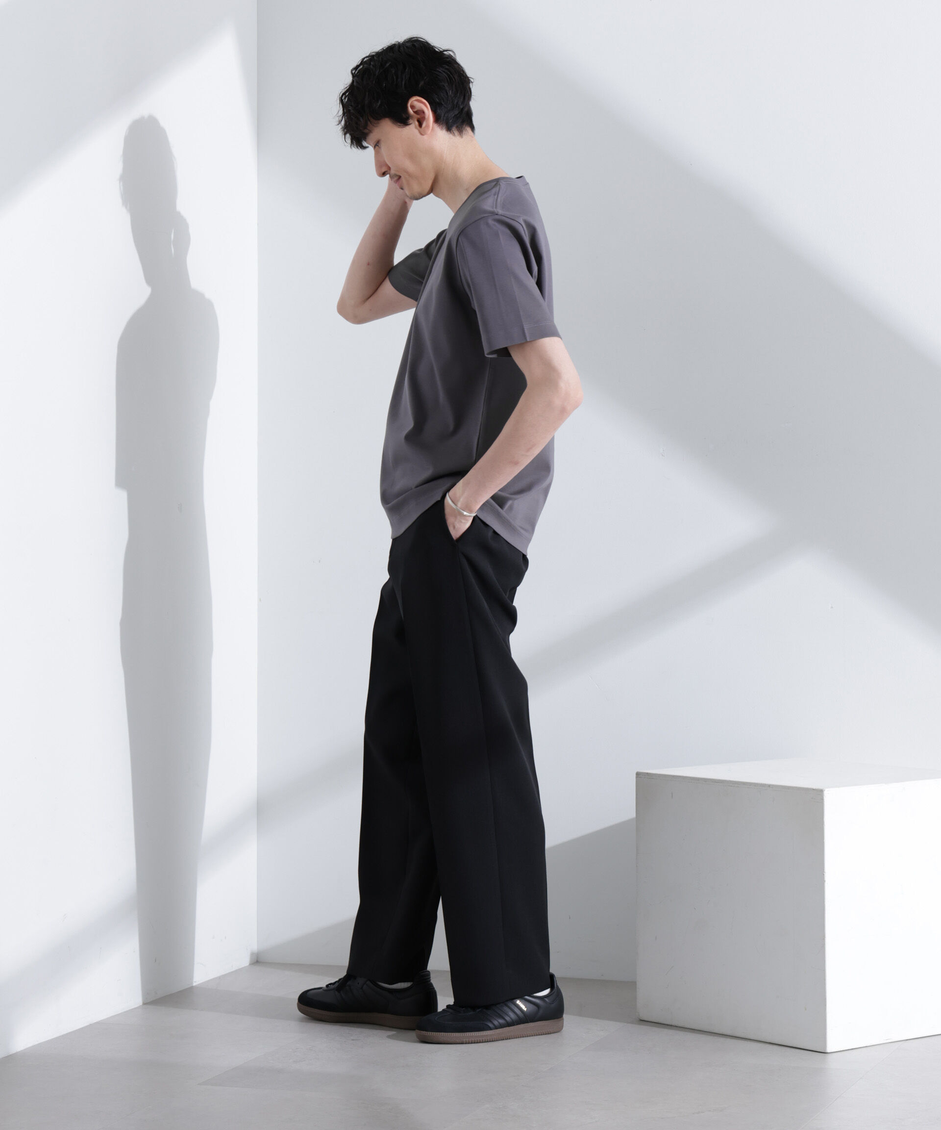  「アンチスメル VネックTシャツ 半袖」|Tシャツ・カットソー|