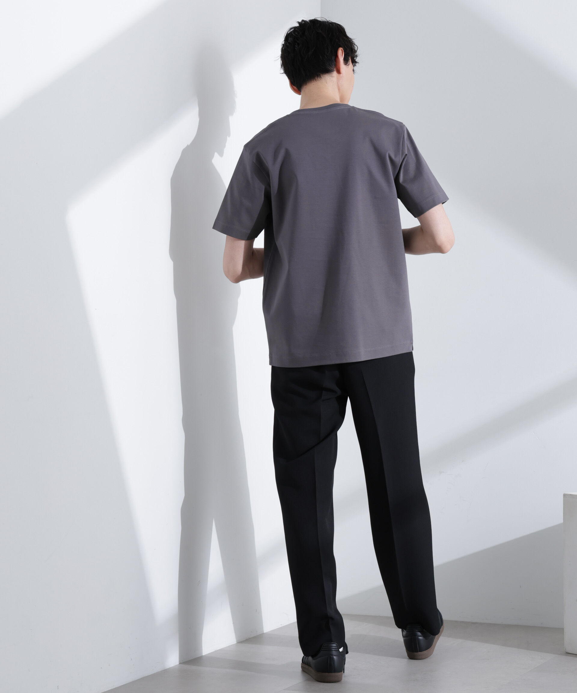  「アンチスメル VネックTシャツ 半袖」|Tシャツ・カットソー|