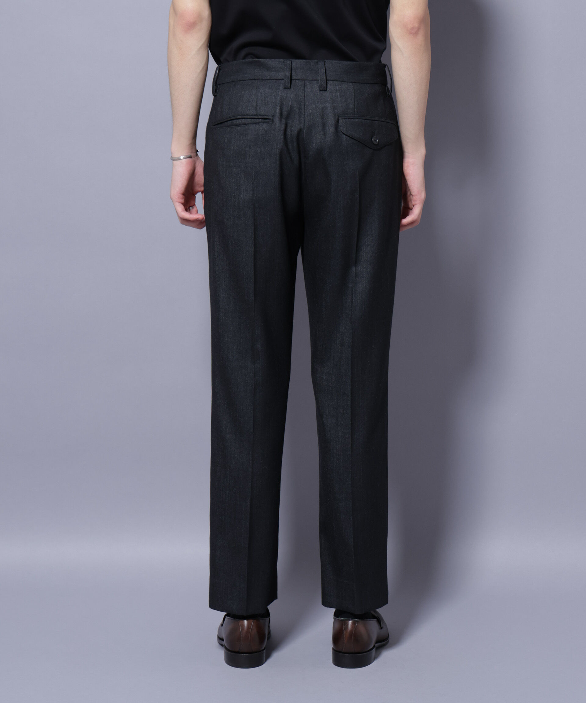 nano･universe「「N TROUSERS PREMIUM」ウールデニムストレートパンツ/STRETCH(セットアップ可)」|スーツ|