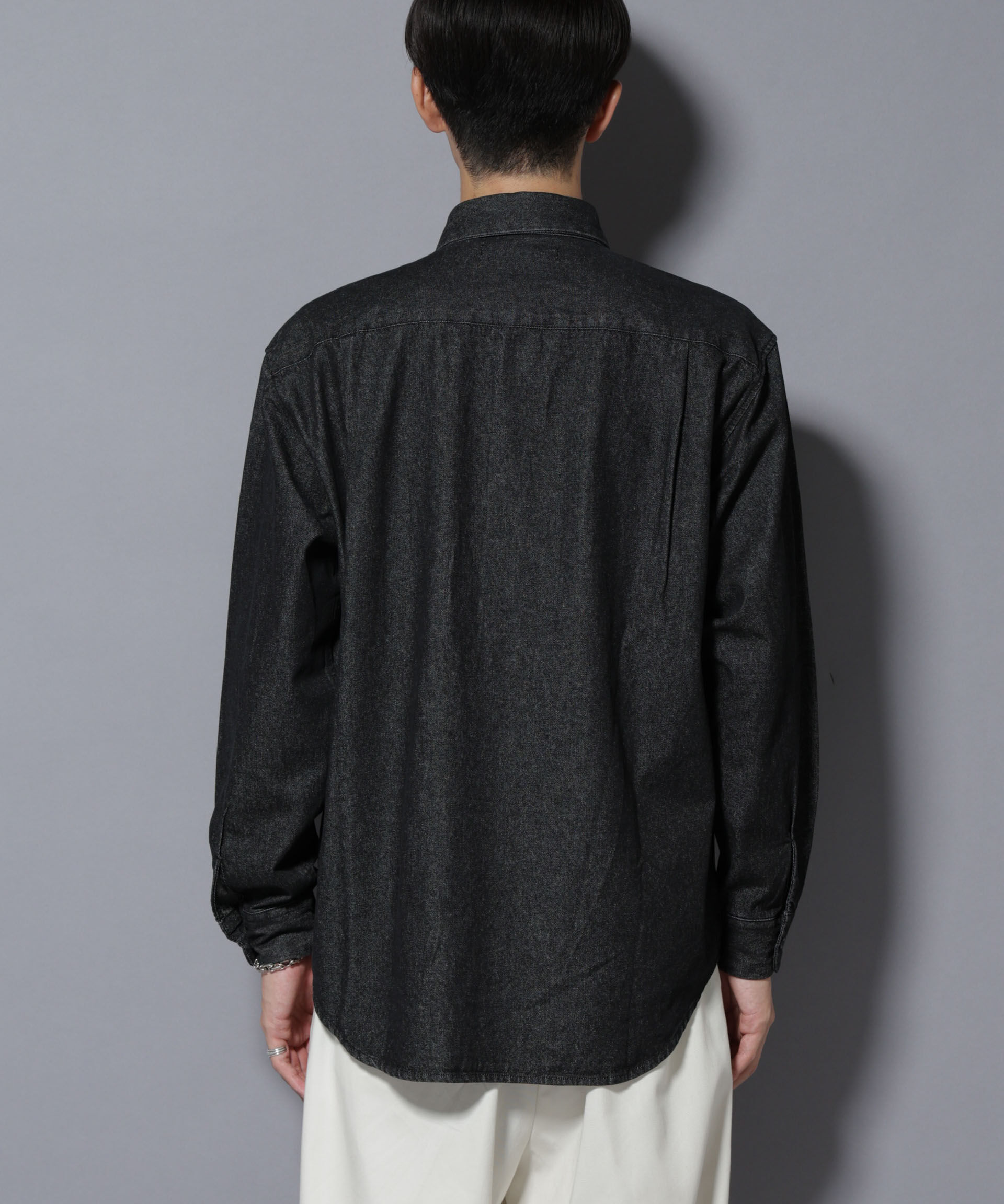 nano･universe「ライトオンスデニムシャツ 長袖」|シャツ・ブラウス|