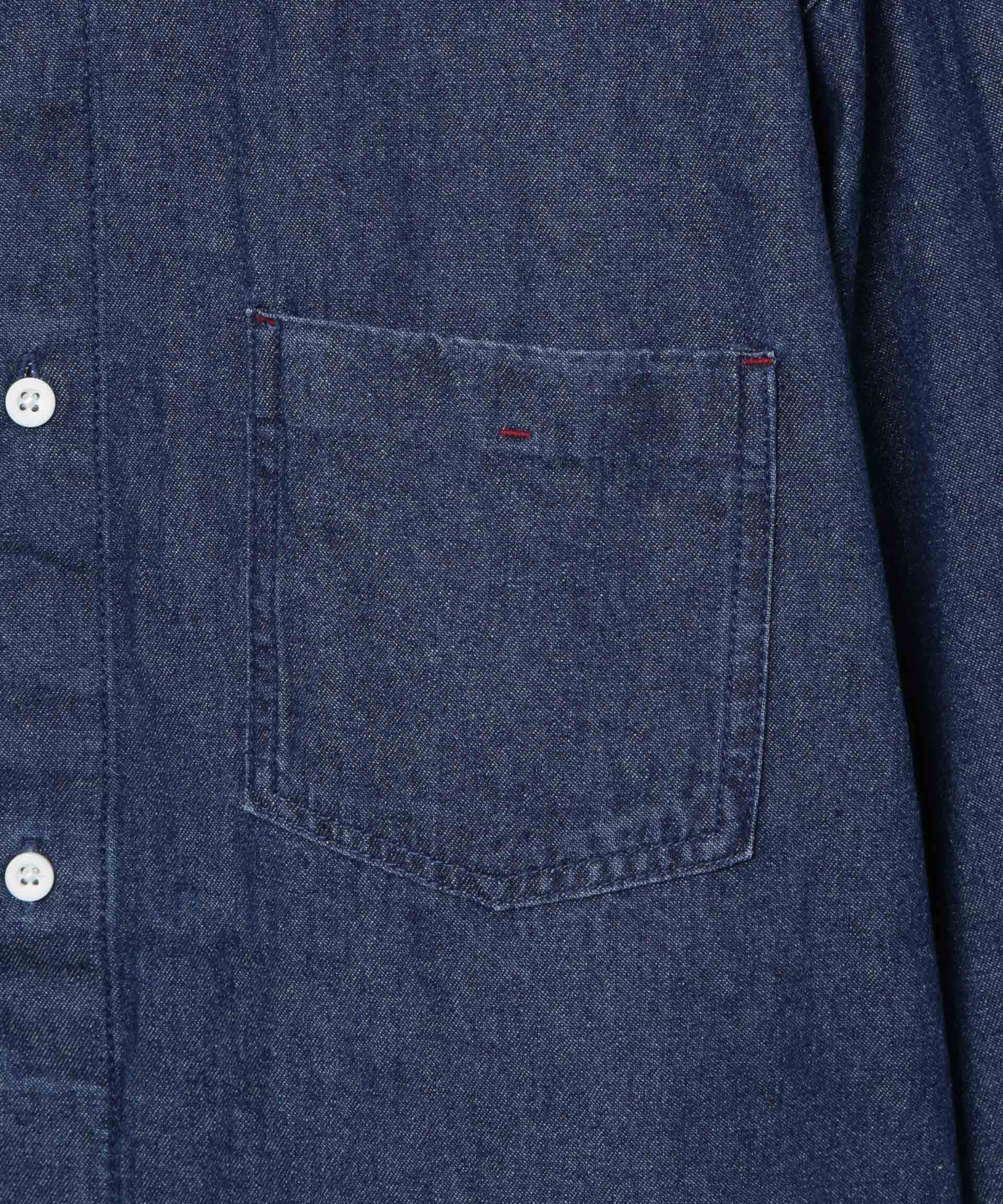 nano･universe「ライトオンスデニムシャツ 長袖」|シャツ・ブラウス|