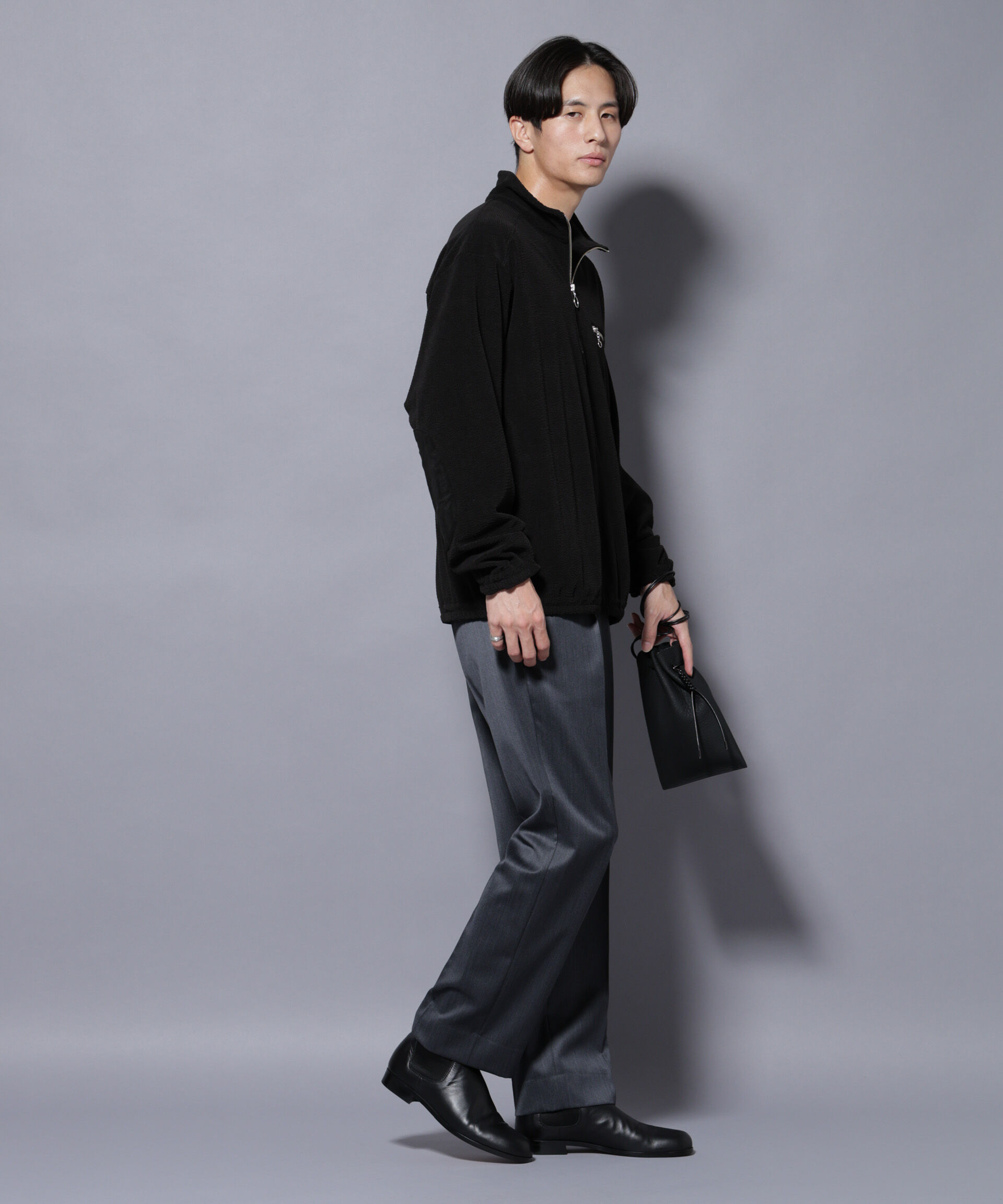 nano･universe「「Damerino Select」ウールシルクベネシャンパンツ（セットアップ可）」|スーツ|