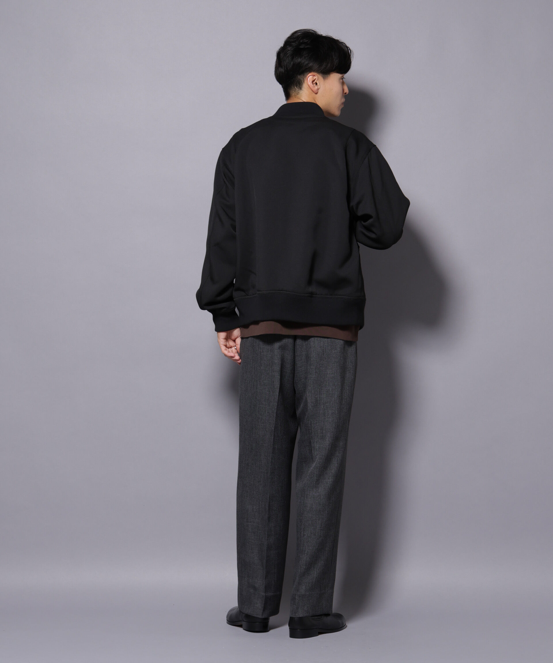 nano･universe「トリプルクロスMA-1」|ブルゾン・スタジャン|