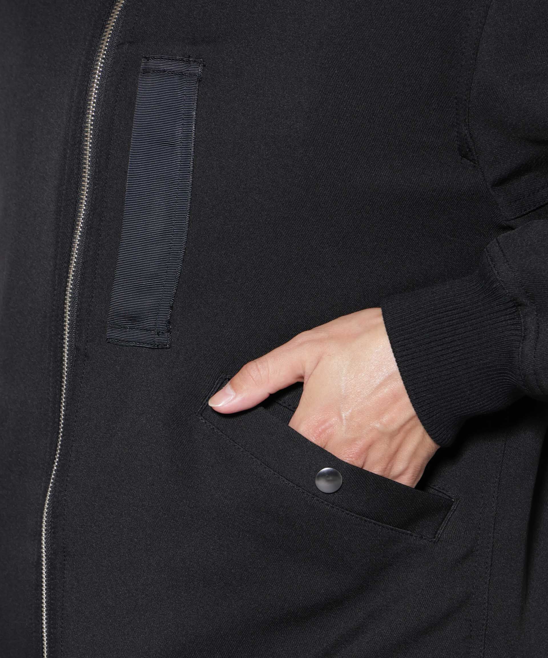 nano･universe「トリプルクロスMA-1」|ブルゾン・スタジャン|