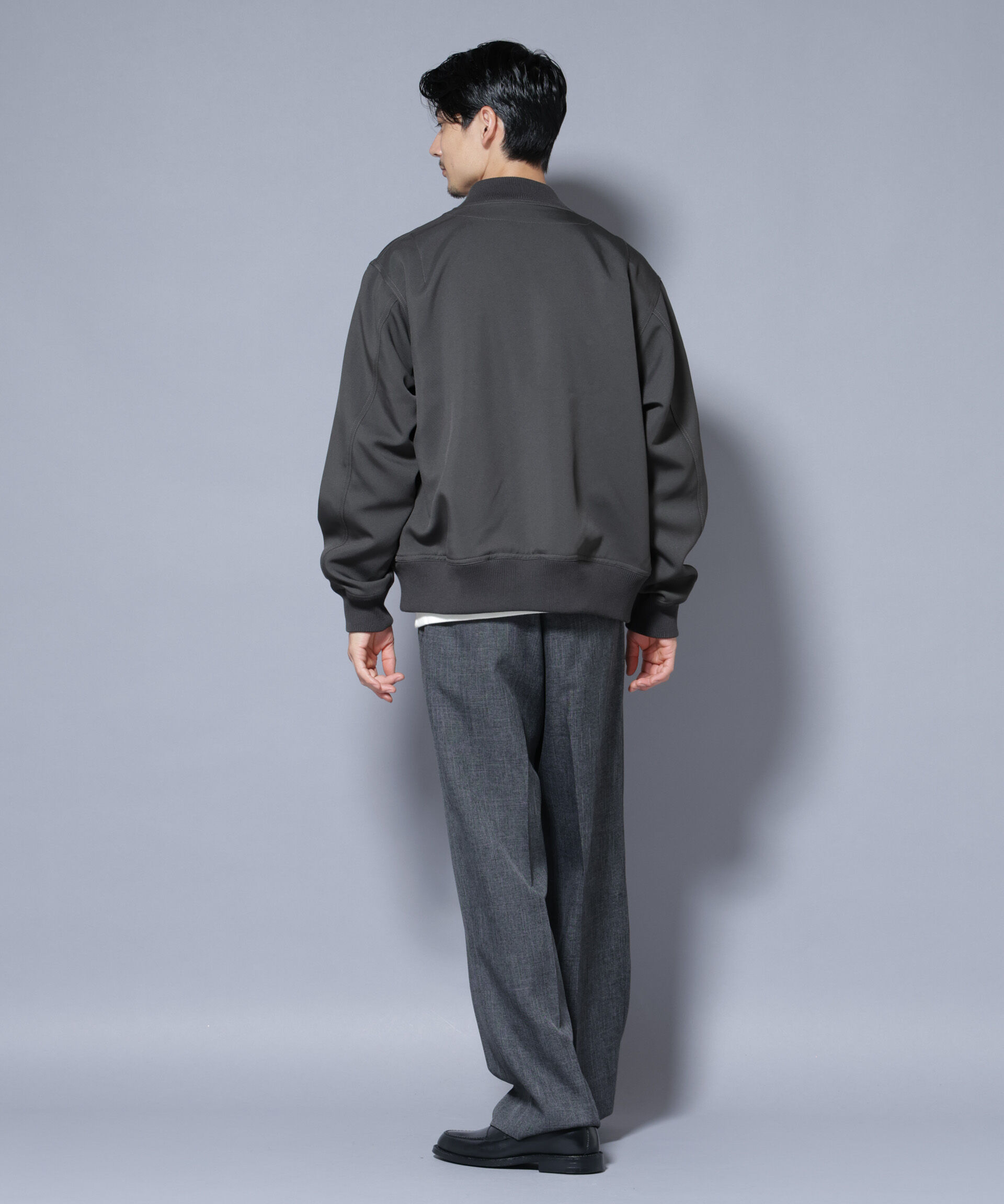 nano･universe「トリプルクロスMA-1」|ブルゾン・スタジャン|