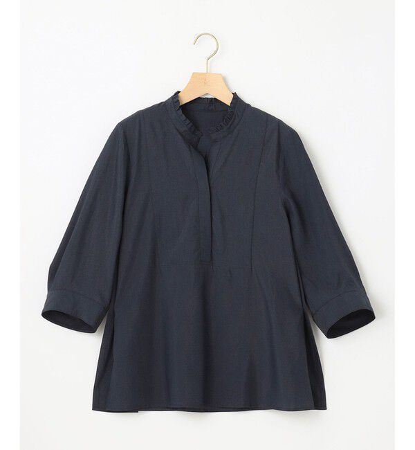 組曲「【WEB限定】ナイロンレーヨン スキッパーブラウス」|シャツ・ブラウス|