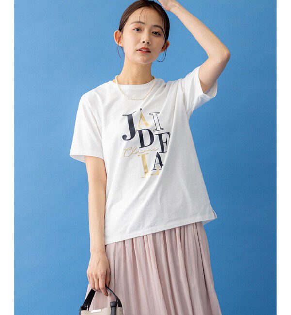 組曲「ロゴ Tシャツ」|Tシャツ・カットソー|アイボリー系