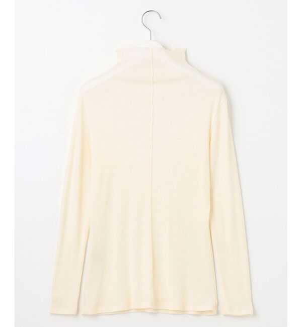 自由区「【洗える】ソフトウールリブボトルネック  カットソー」|Tシャツ・カットソー|